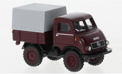 Miniature Mercedes Unimog 1/87 Wiking U402 rouge foncé 1953 Mercedes Unimog 1/87 Wiking U402 rouge foncé 1953 miniature