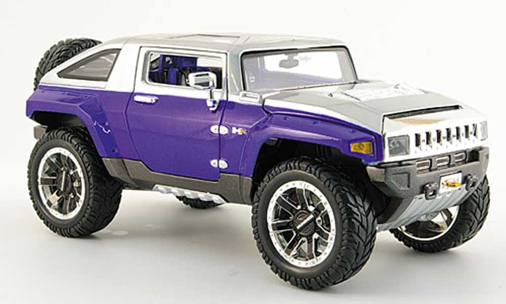Miniature Hummer HX 1 18 Maisto Concept Bleu Grise Tuning Voiture miniature