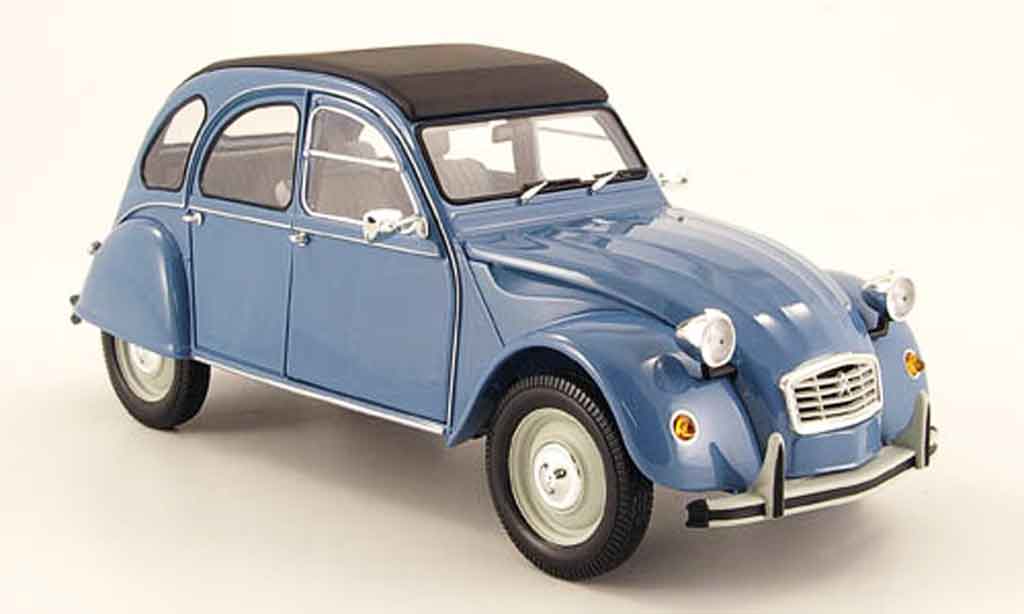 Miniature Citroen 2CV 1 18 Minichamps Bleu 1983 Voiture miniature