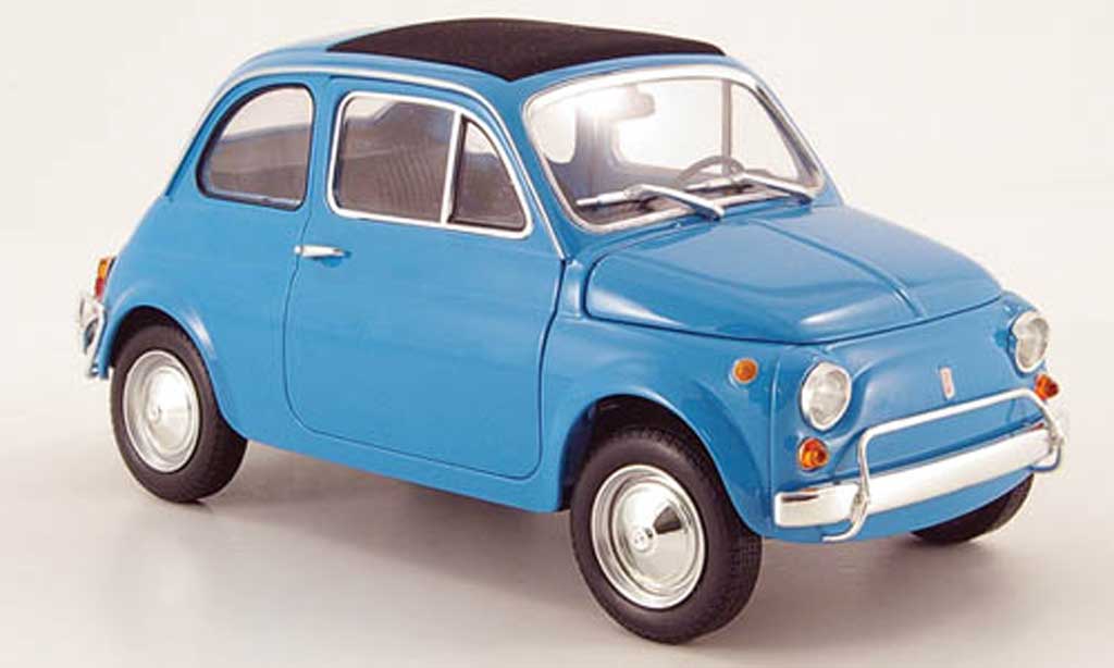 Modellino in miniatura Fiat 500 L 1/18 Minichamps L blu 1968 - Modellini -automobile.it