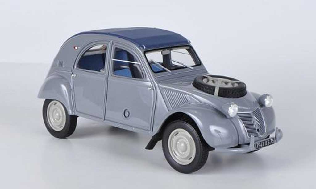 Modèle de voiture à l'échelle 1:18, compatible avec Citroen 2CV 1957,  modèle de voiture en alliage de simulation, porte complète, cadeau