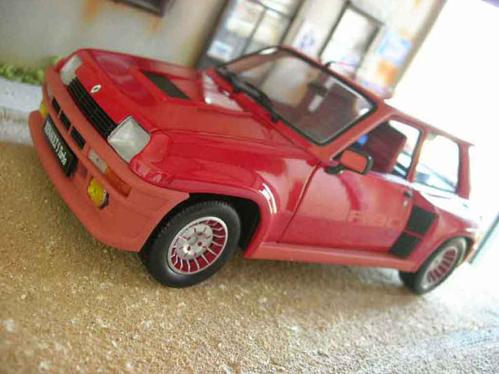Renault 5 miniature Siku rouge, cbilleque