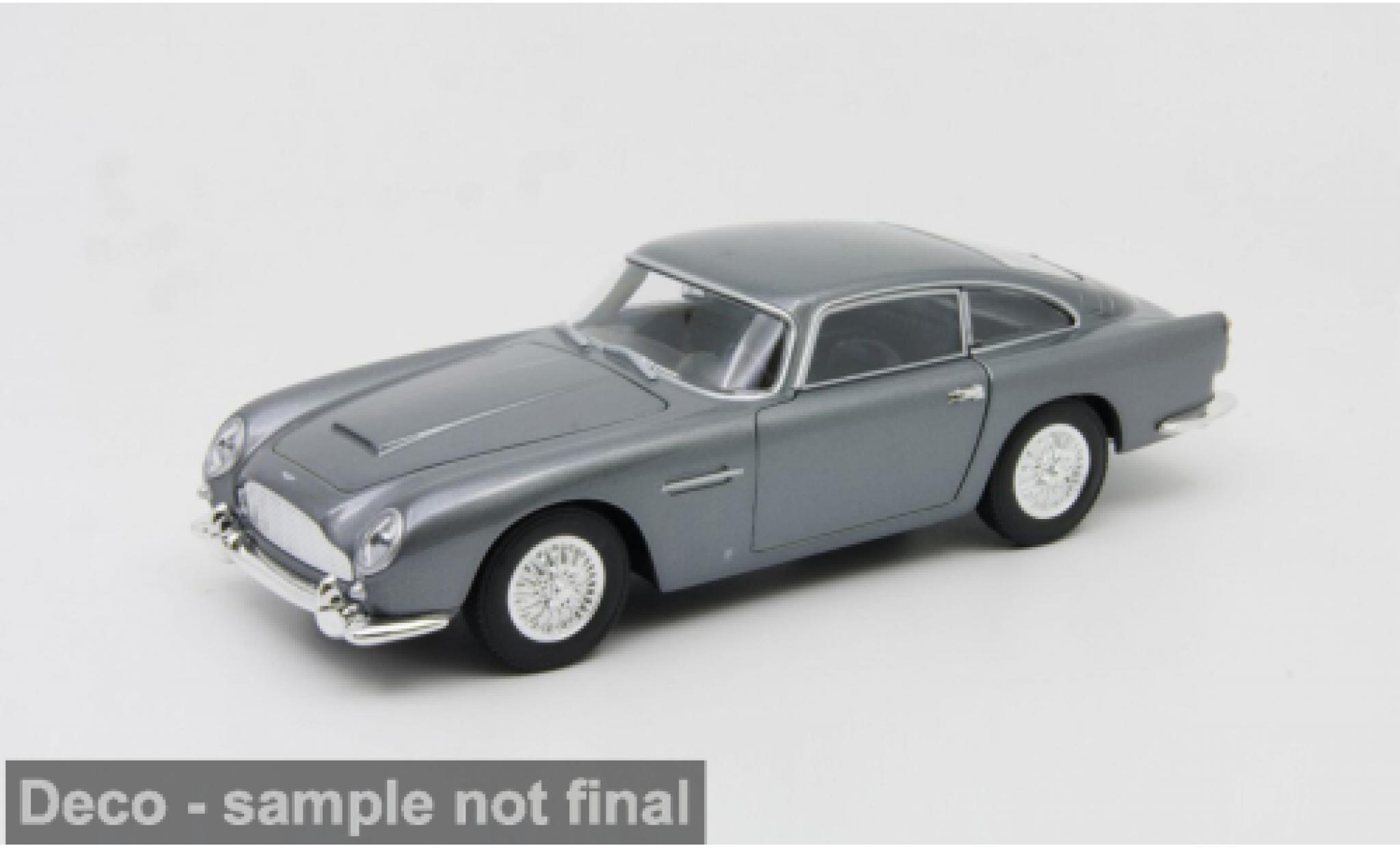 Aston Martin DB5 1/24 Welly grise 1964 1:24 miniature