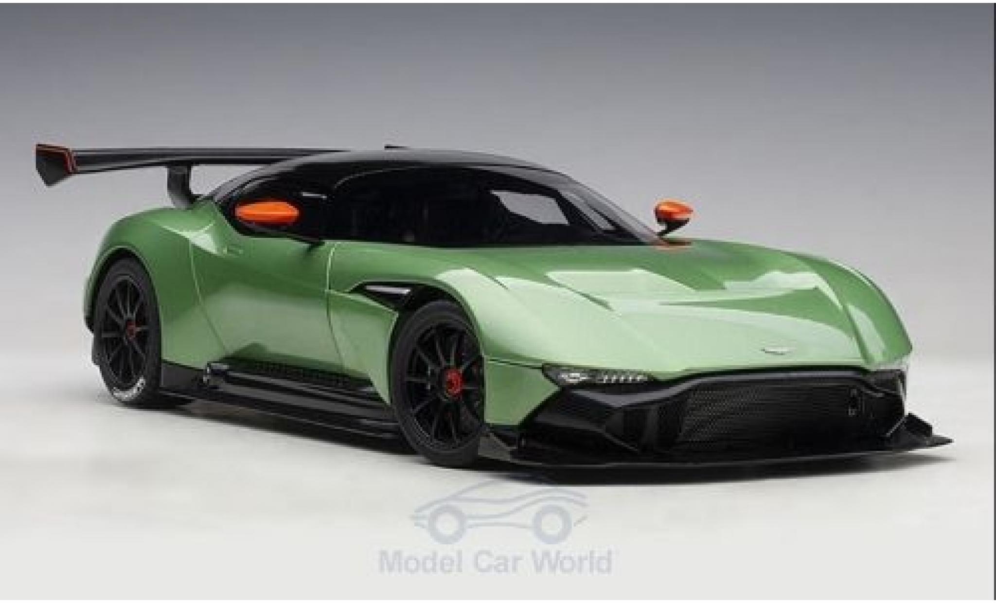 Aston Martin Vulcan 1/18 AUTOart metallise verte/carbon 2015 miniature