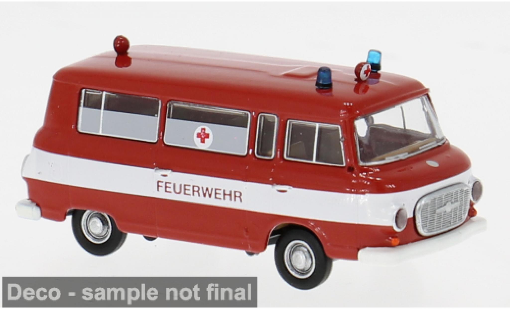 Barkas B 1000 1/87 Brekina Bus 1960 Feuerwehr 1:87 miniature
