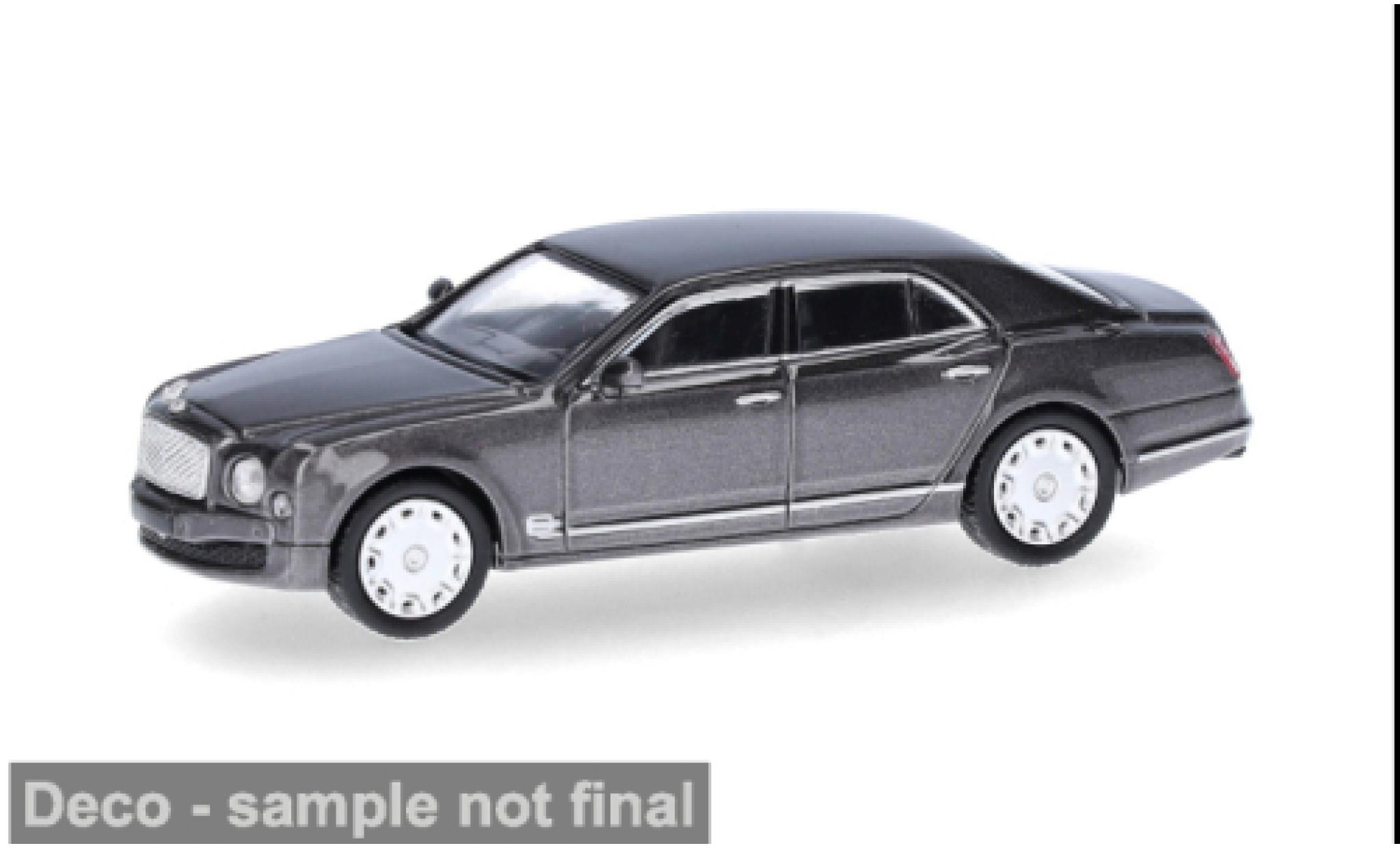 Bentley Mulsanne 1/87 Micro City 87 grise 1:87 miniature
