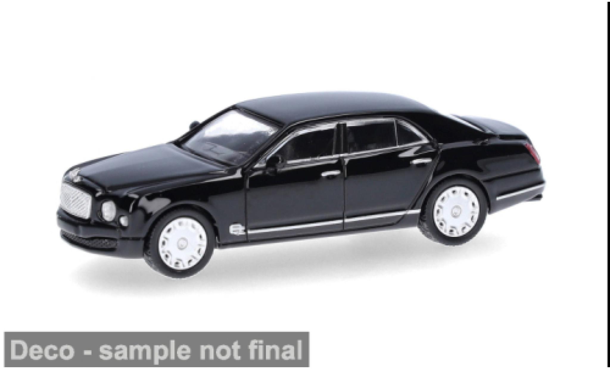 Bentley Mulsanne 1/87 Micro City 87 noire 1:87 miniature