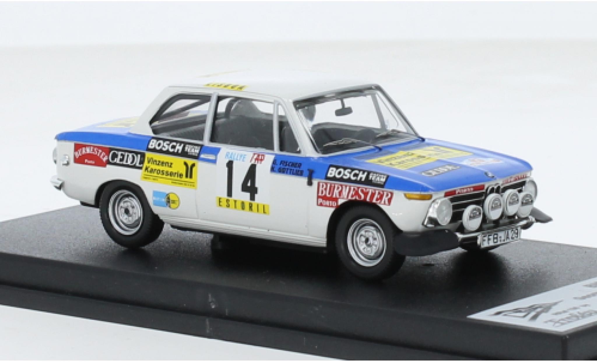Bmw 2002 1/43 Trofeu Tii Rallye WM Rallye Portugal 1974 #14 G.Fischer/H.Gottlieb 1:43 miniature