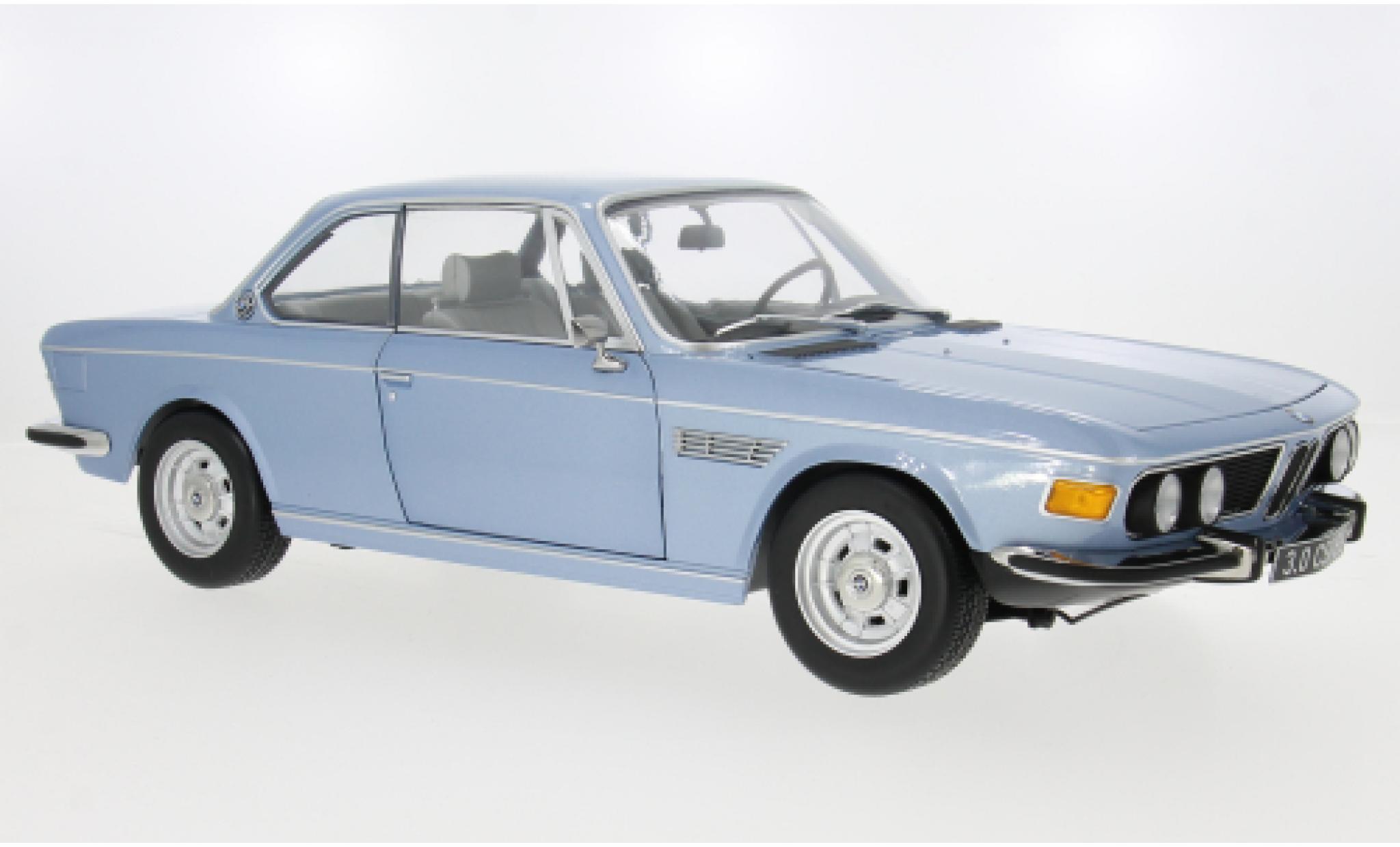 Bmw 3.0 1/12 KK Scale CSI (E9) bleue 1971 1:12 miniature
