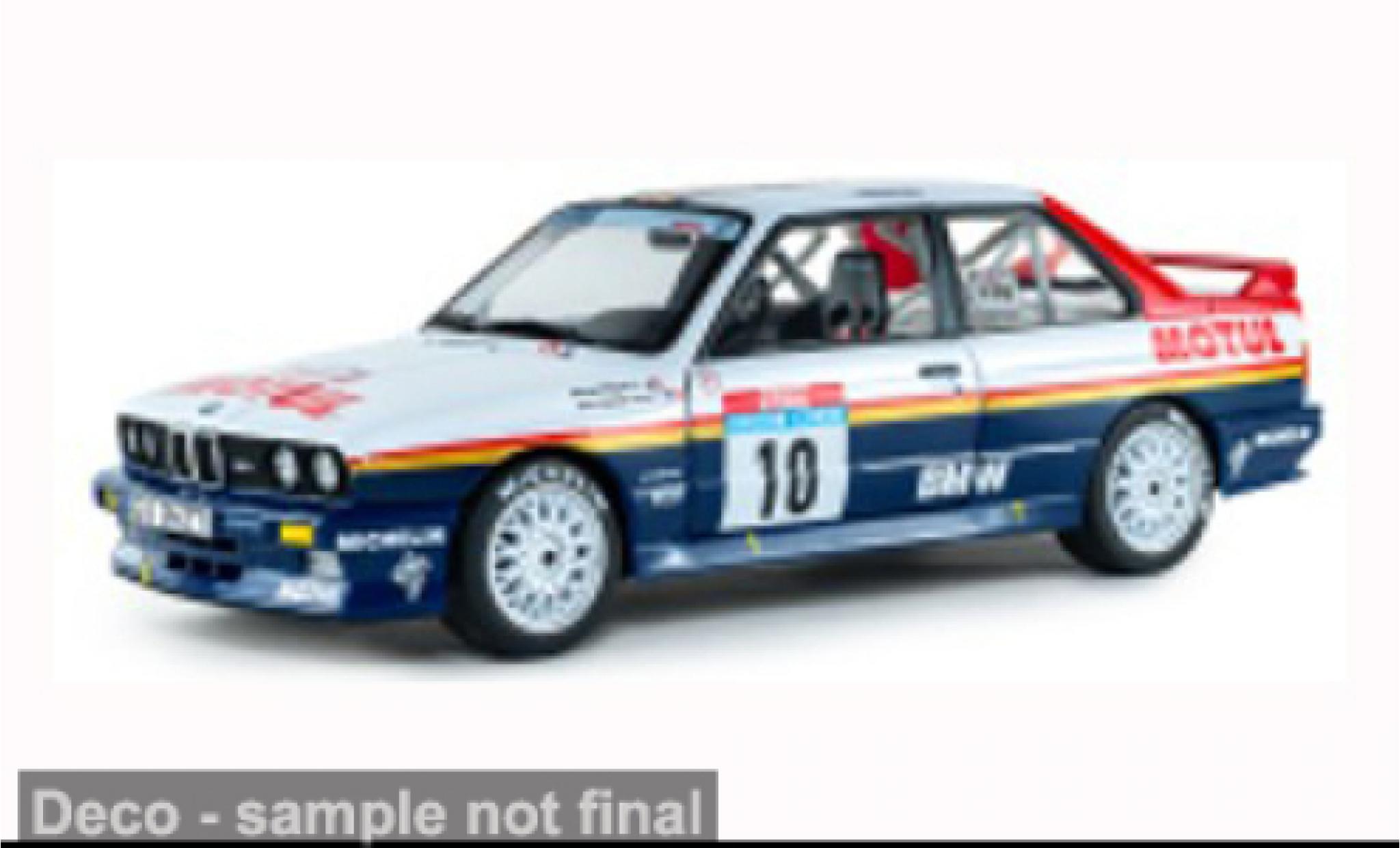 Bmw M3 1/18 Solido Rallye Tour de Corse 1987 #10 B.Beguin/J-J.Lenne 1:18 miniature