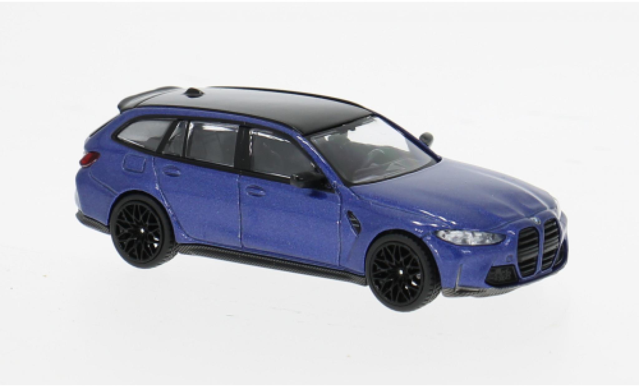 Bmw M3 1/64 Mini GT Touring bleue 2023 1:64 miniature