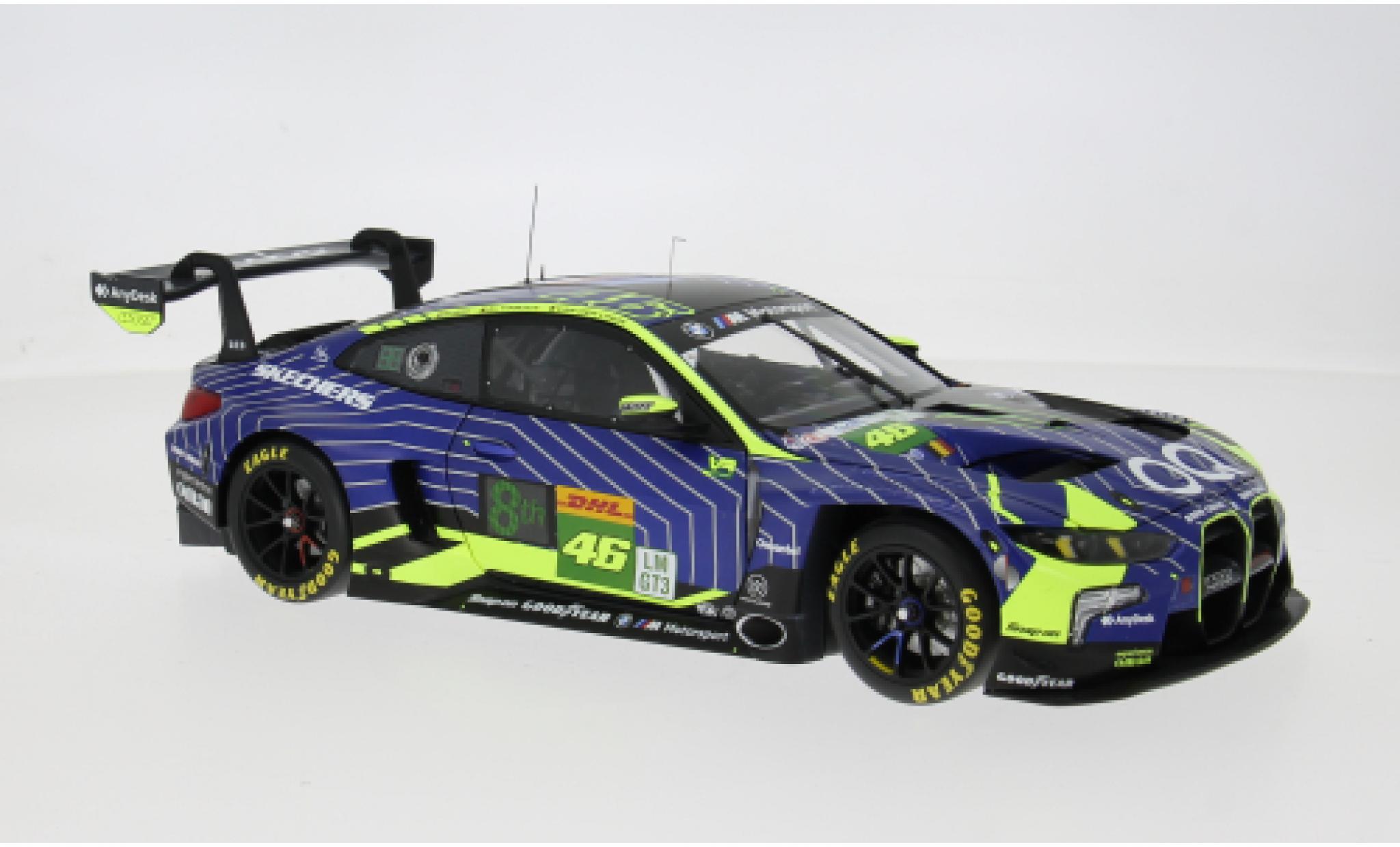 Bmw M4 1/18 Minichamps GT3 EVO 1812 km Qatar 2025 Team WRT #46 V.Rossi/A.Al Harthy 1:18 miniature
