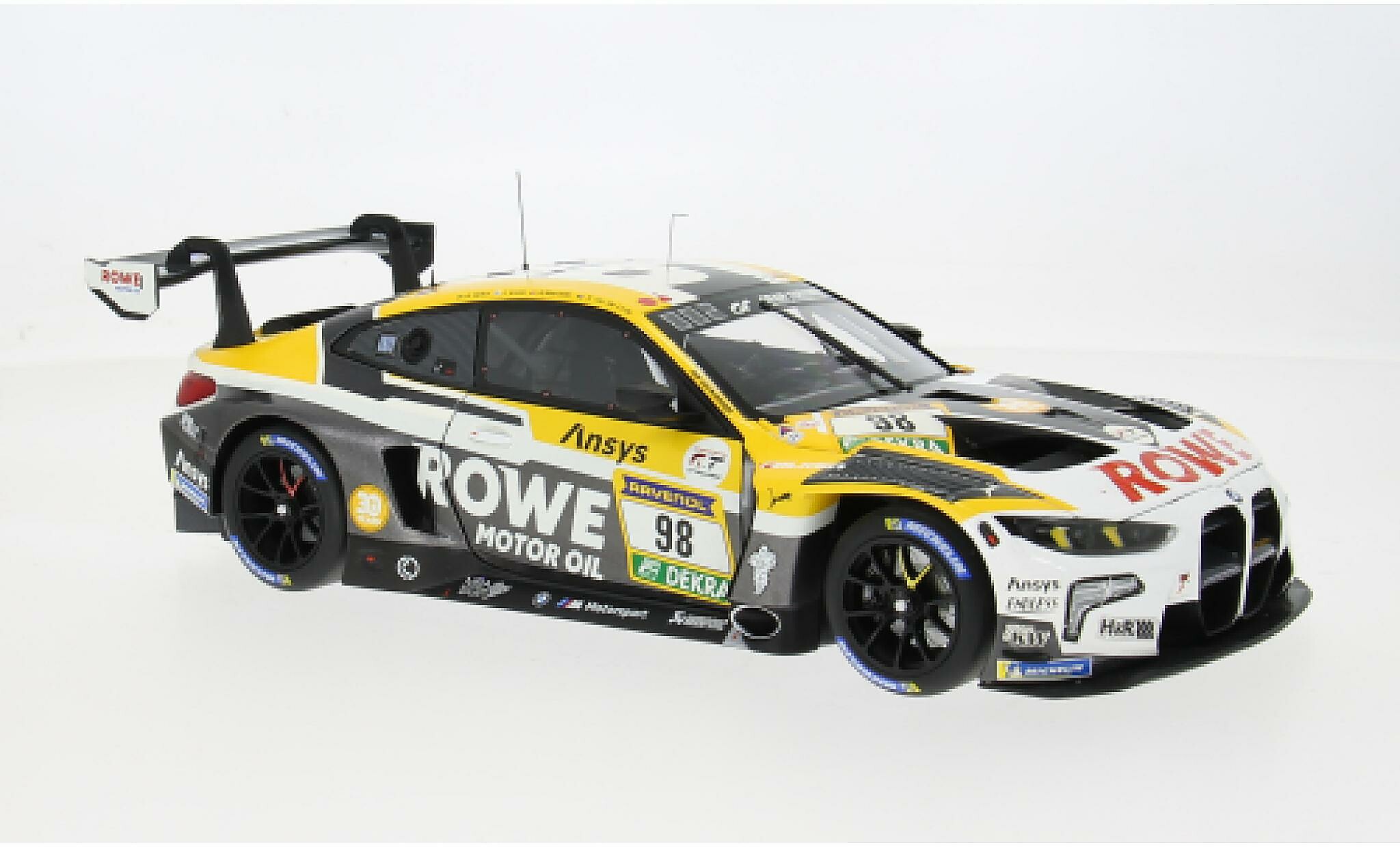 Bmw M4 1/18 Minichamps GT3 EVO 24h N&uuml;rburgring 2025 Team Rowe Racing #98 J.Krohn/R.Marciello 1:18 miniature