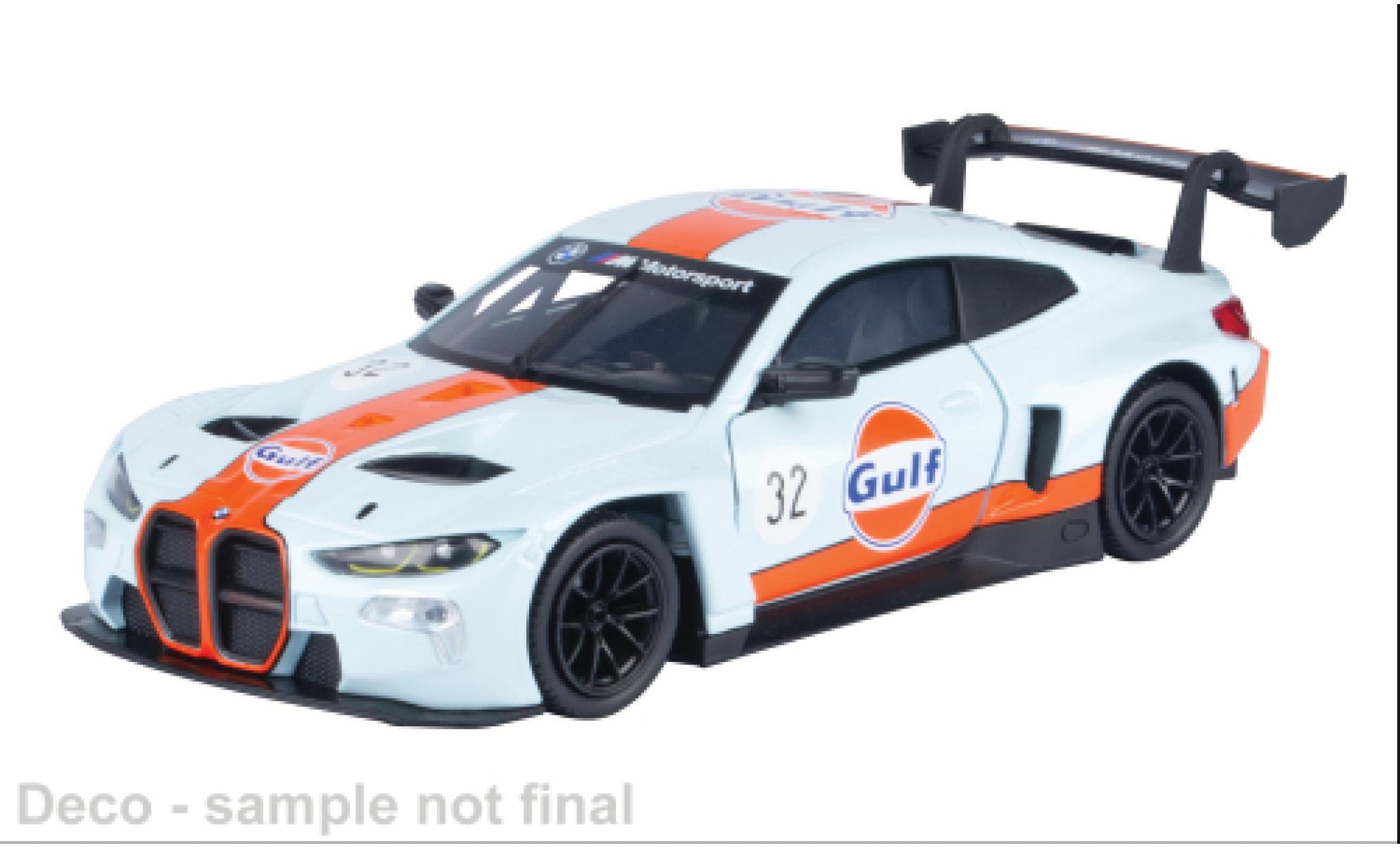 Bmw M4 1/24 Motormax GT3 Gulf 1:24 miniature