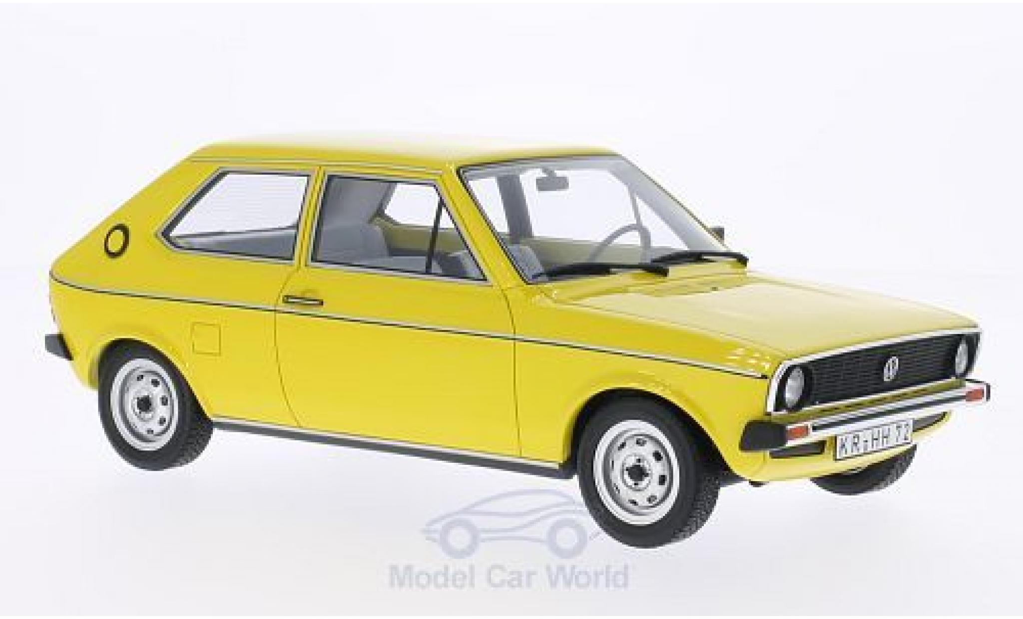 VW Polo GTi Jaune Bburago échelle 1/43 moulage sous pression