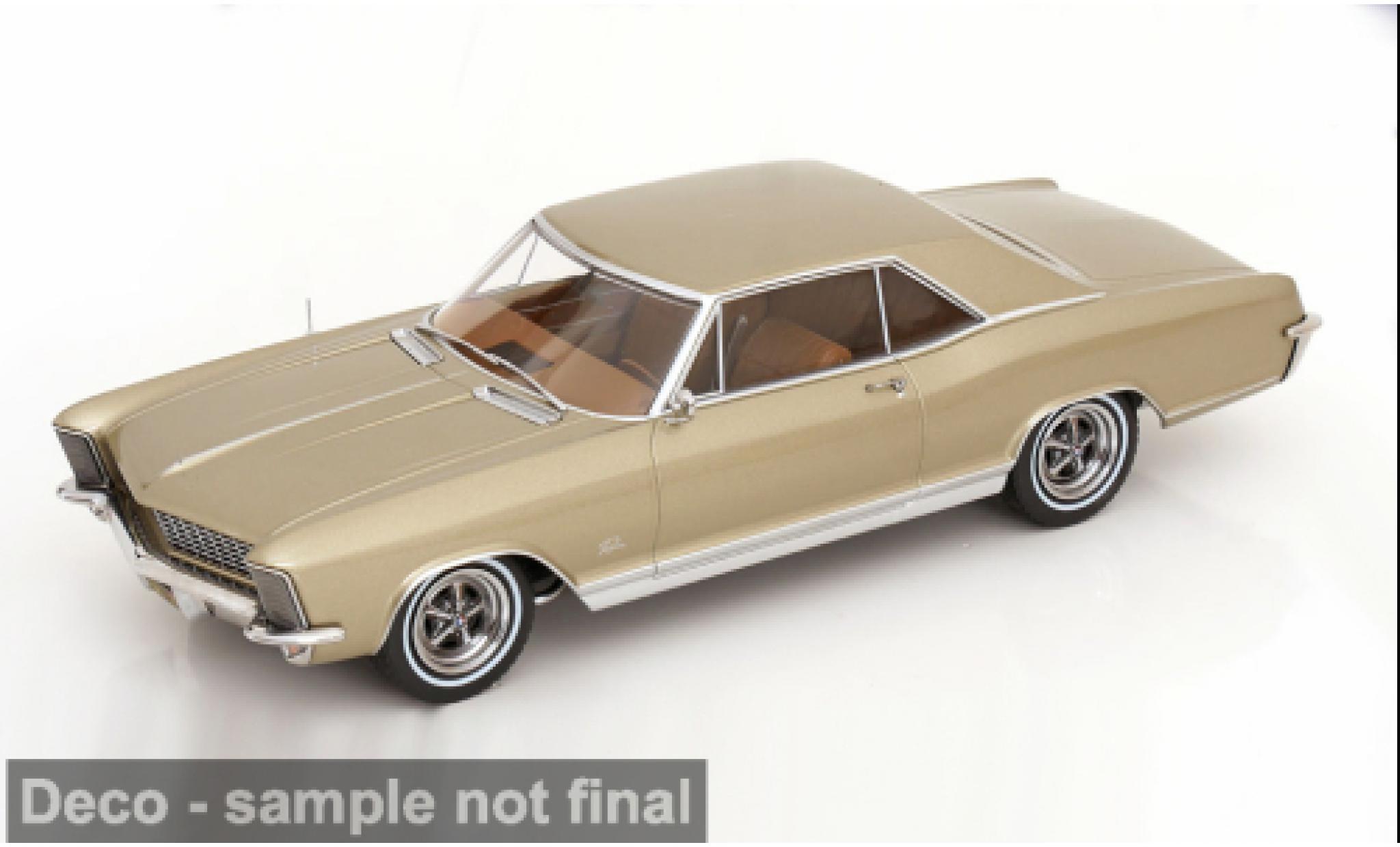 Buick Riviera 1/18 KK Scale marron 1965 1:18 miniature
