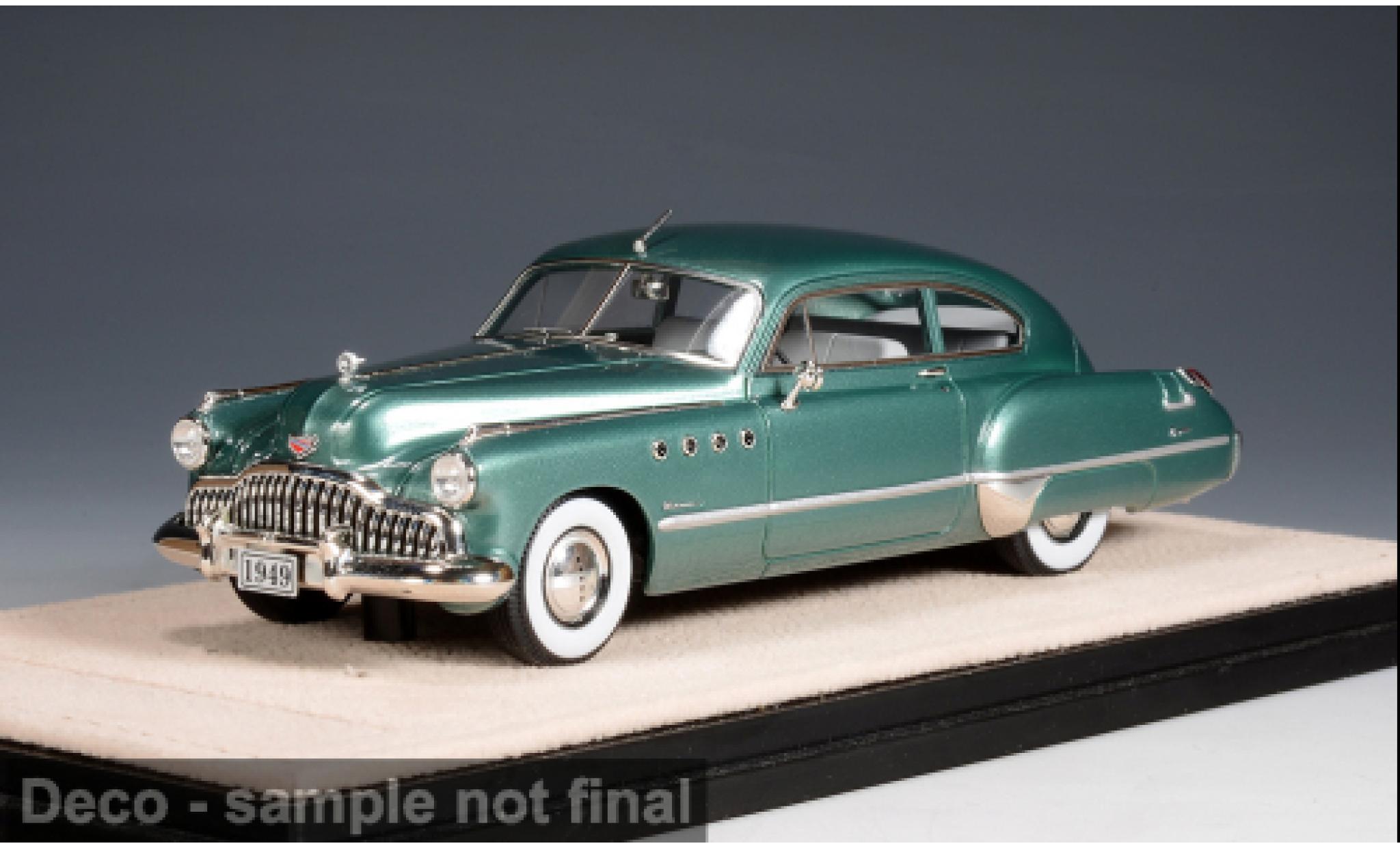 Buick Roadmaster 1/43 Stamp Models Sedanette verte 1949 1:43 miniature