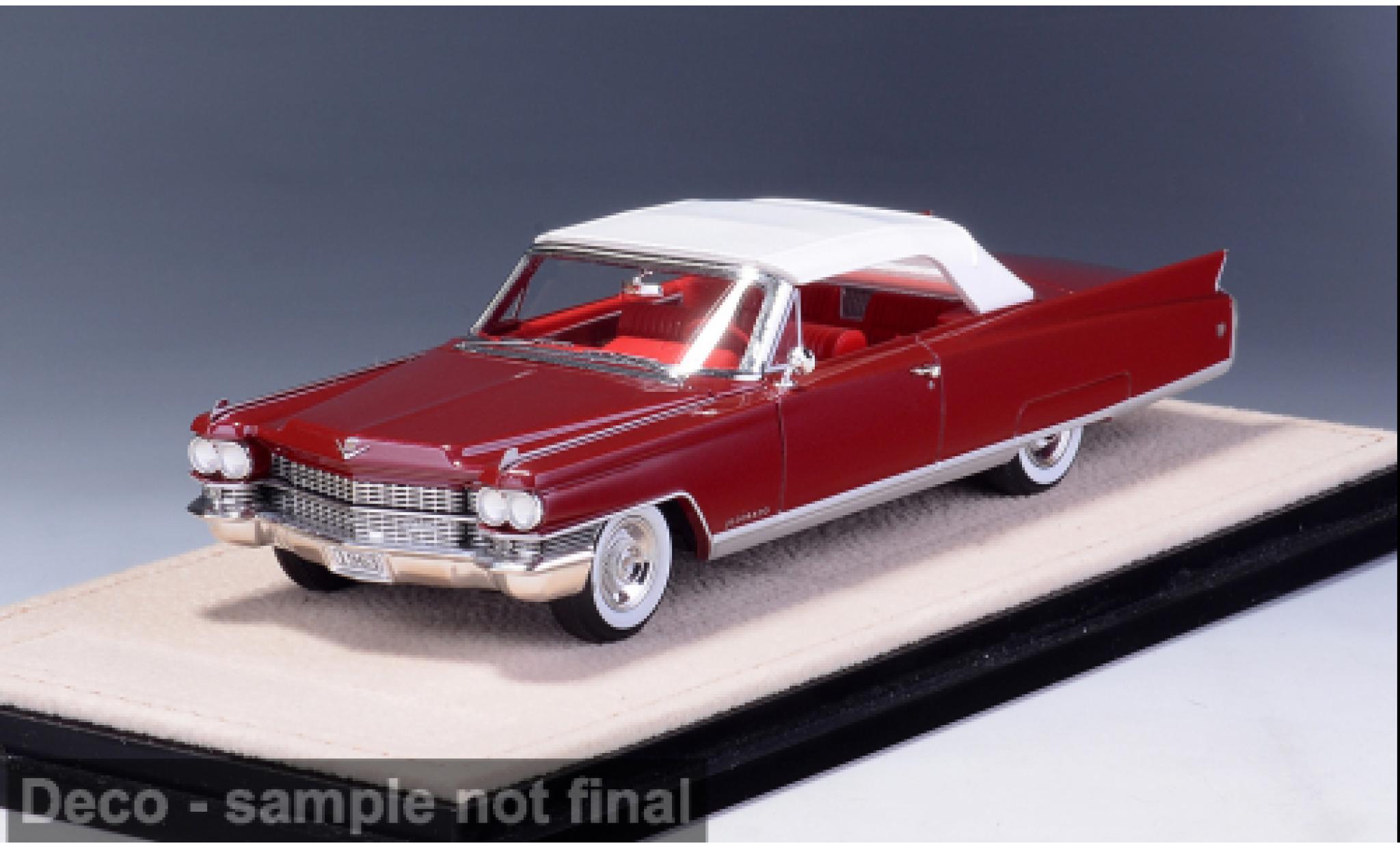 Cadillac Eldorado 1/43 Stamp Models Biarritz rouge/blanche 1963 1:43 miniature