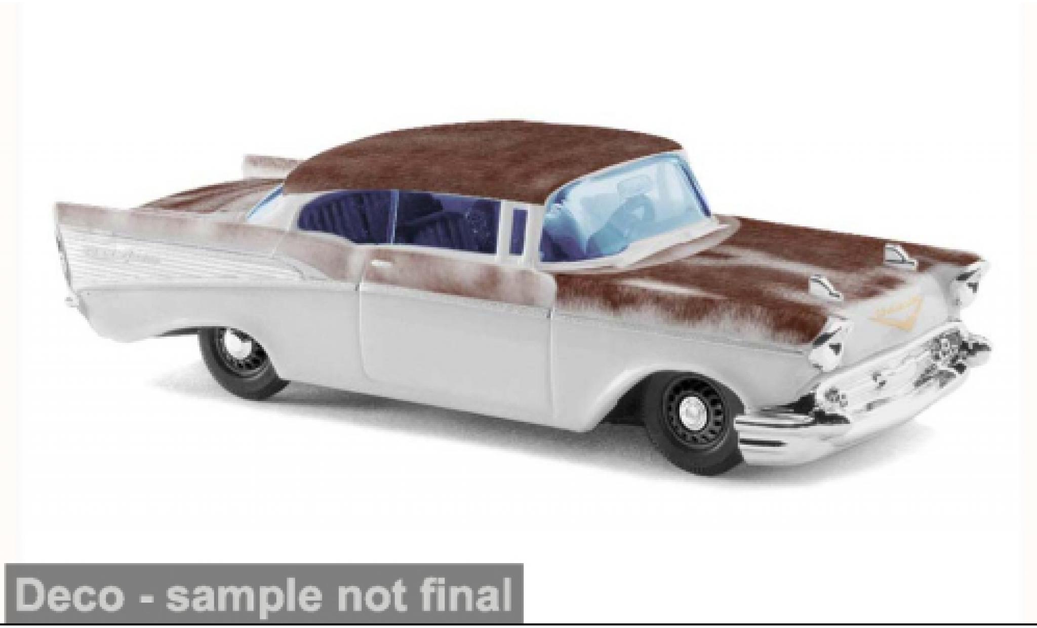 Chevrolet Bel Air 1/87 Busch grise/marron 1957 1:87 miniature