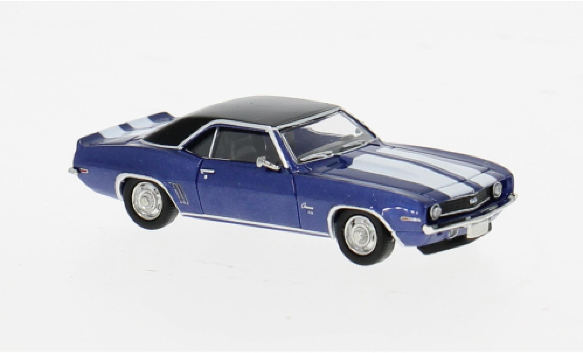 Chevrolet Camaro 1/87 Brekina bleue/noire 1969 1:87 miniature