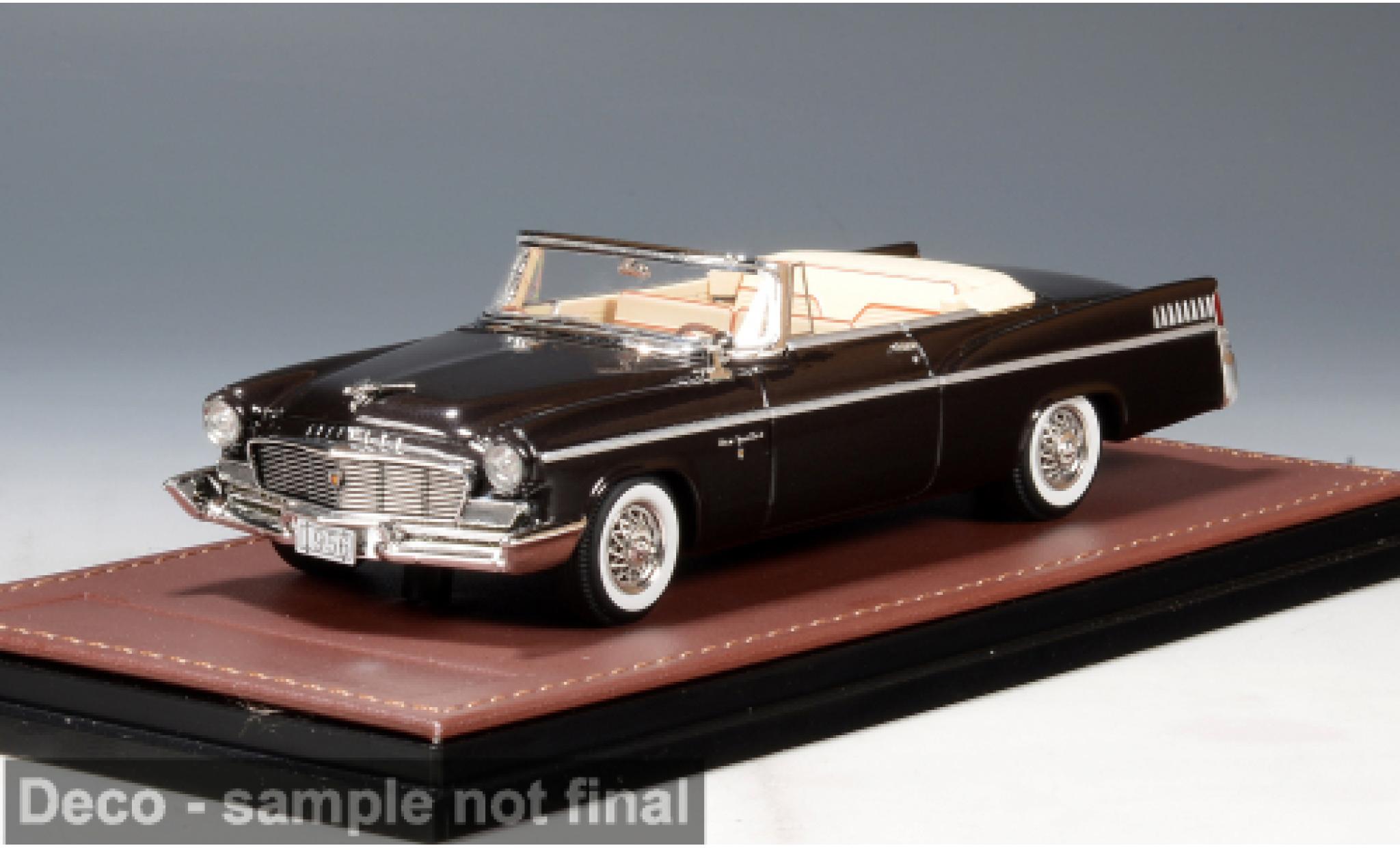 Chrysler New Yorker 1/43 GLM rouge/beige 1956 1:43 miniature