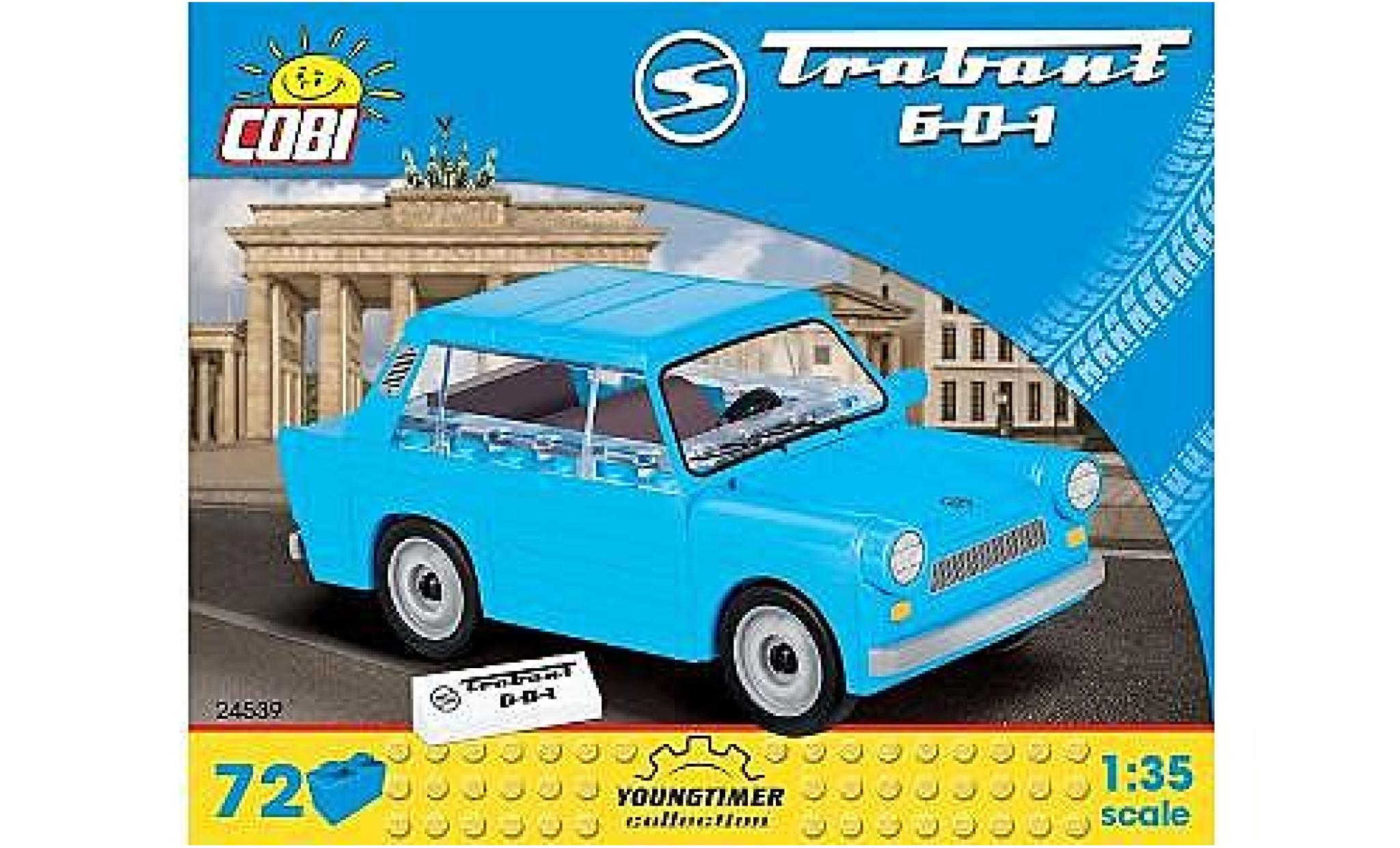 Trabant 601, Vert Clair, Voiture Miniature, Miniature Déjà Montée, Welly  1:43-Welly