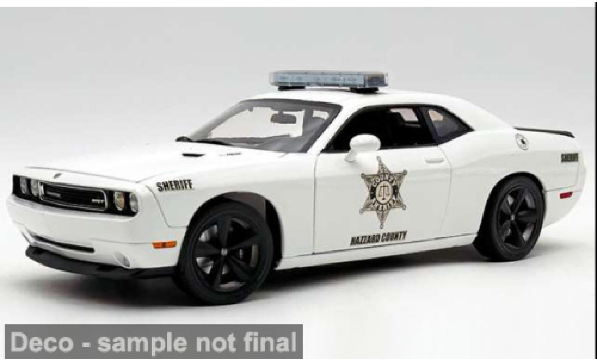 Dodge Challenger 1/18 ACME SRT 8 2010 Hazzard County Sheriff 1:18 miniature