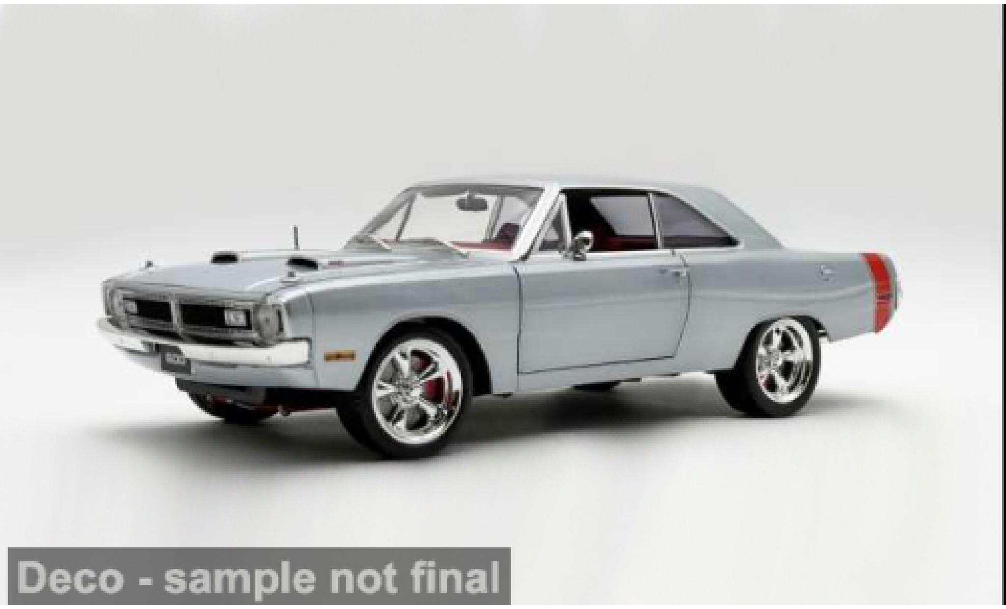 Dodge Dart 1/18 ACME 440 argent&eacute;e/rouge 1970 Street Machine 1:18 miniature