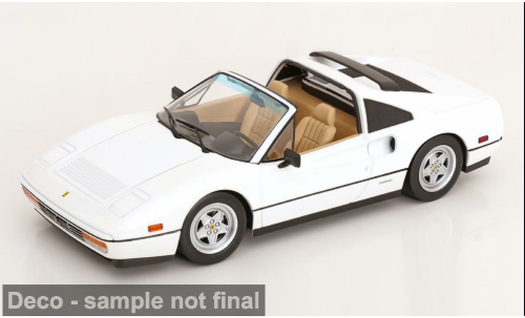 Ferrari 328 1/18 KK Scale GTS blanche 1985 US-Version 1:18 miniature