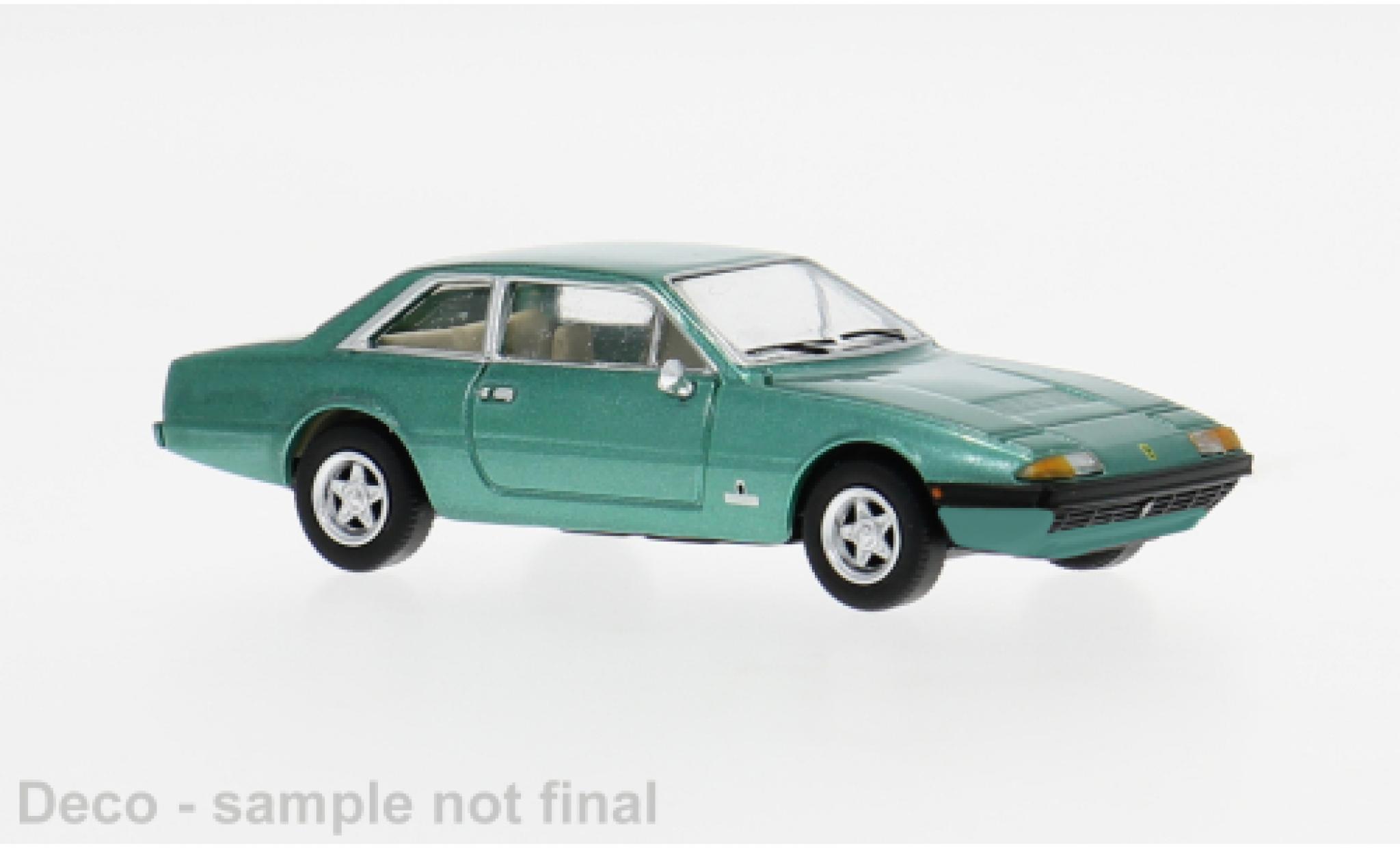Ferrari 365 1/87 PCX87 GT4 2+2 verte 1972 1:87 miniature