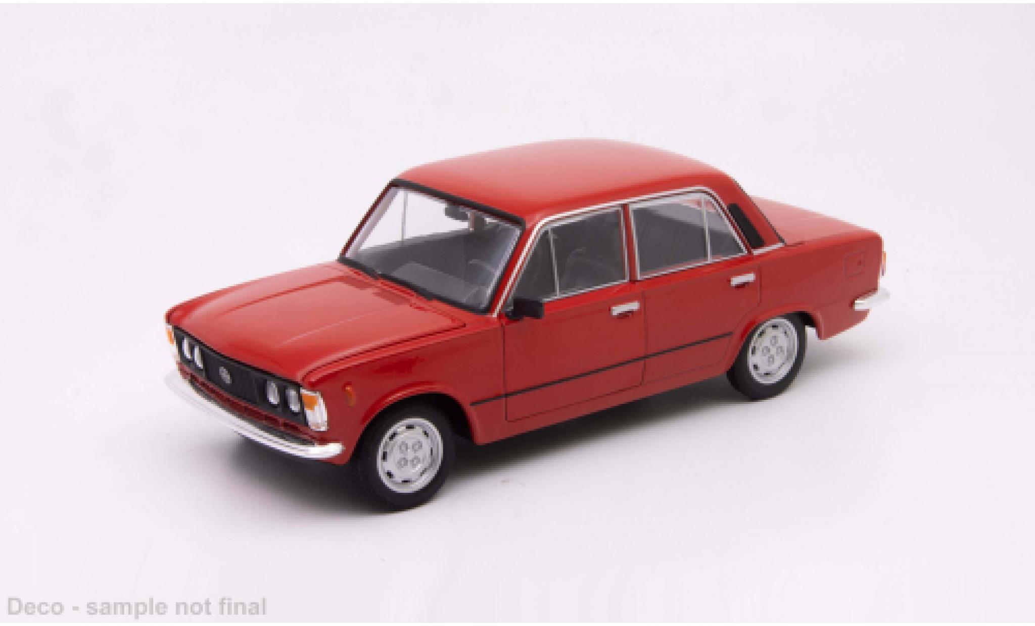 Fiat 125 1/24 Welly P rouge 1:24 miniature