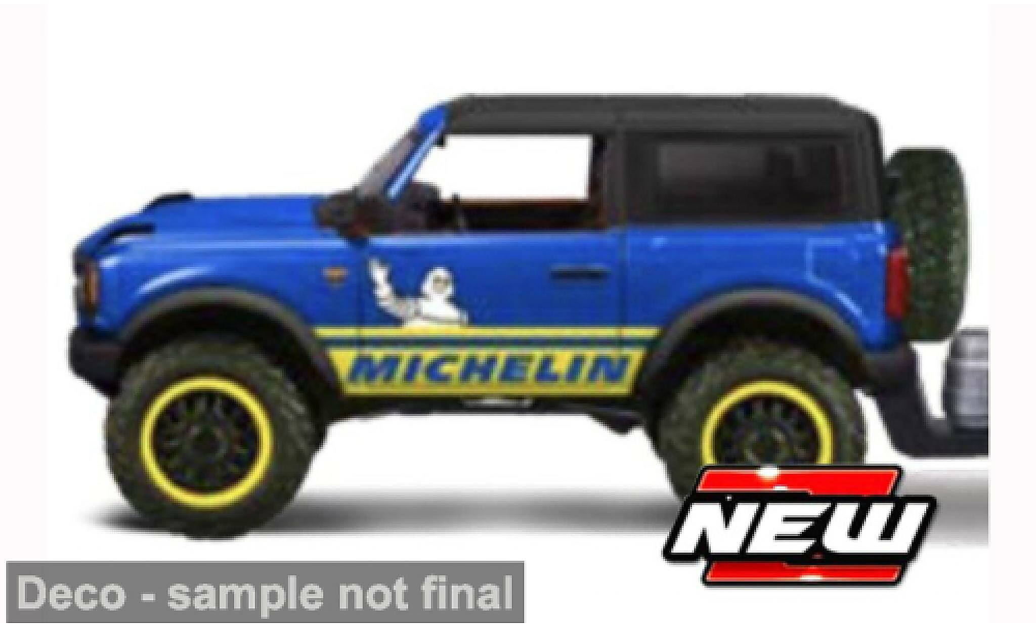 Ford Bronco 1/64 Maisto Michelin 1:64 miniature