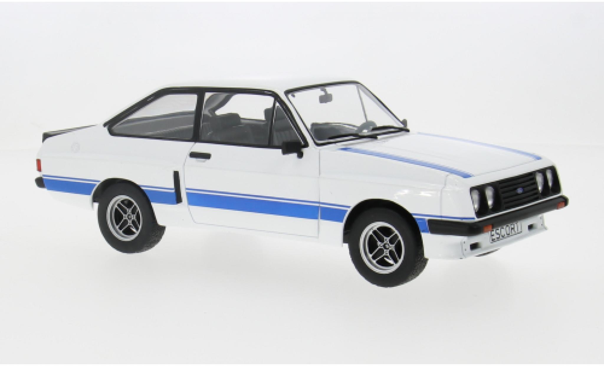 Ford Escort 1/18 MCG MK II RS 2000 X-Pack blanche/Dekor 1977 1:18 miniature