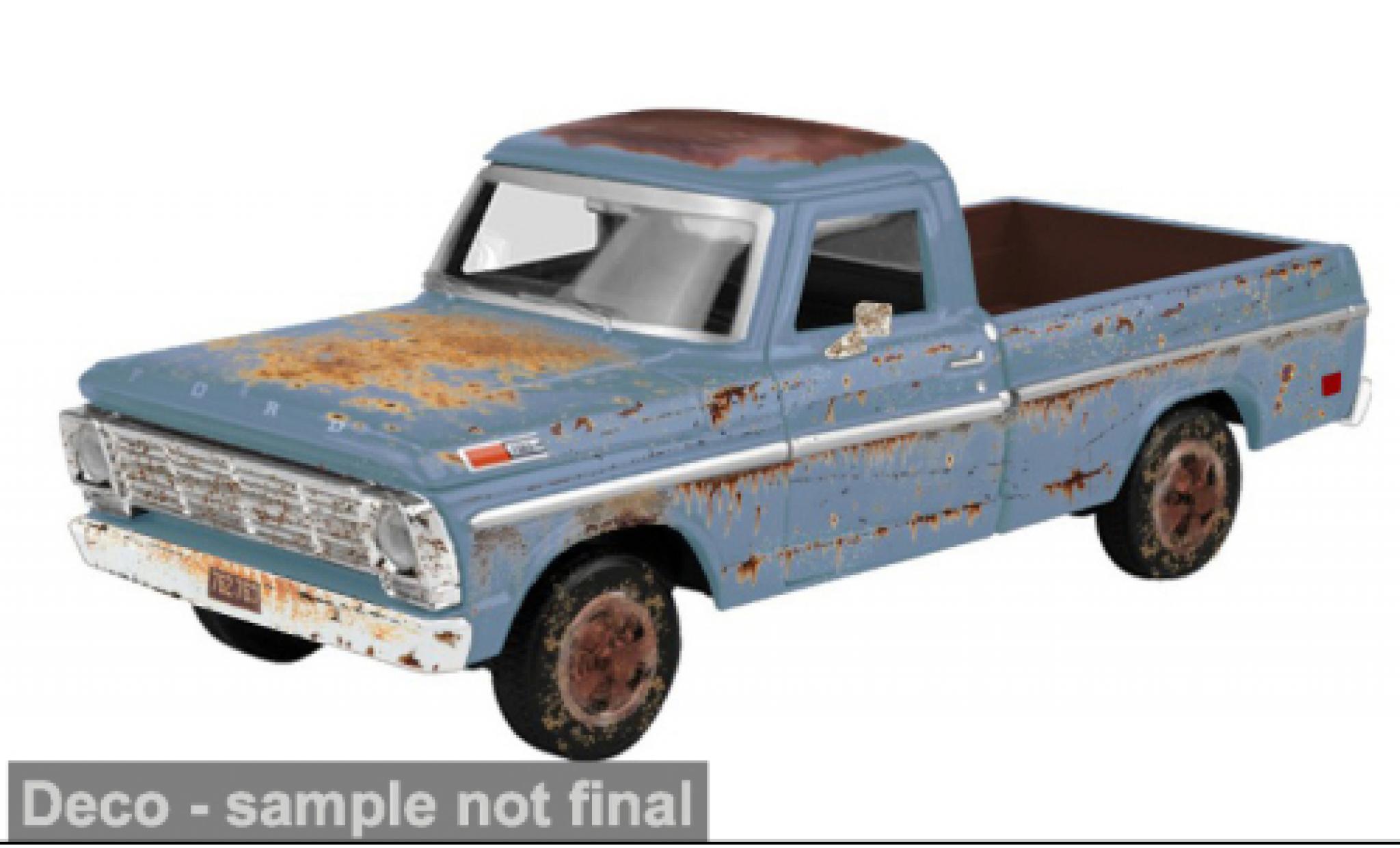 Ford F-1 1/24 Motormax 00 bleue 1969 1:24 miniature