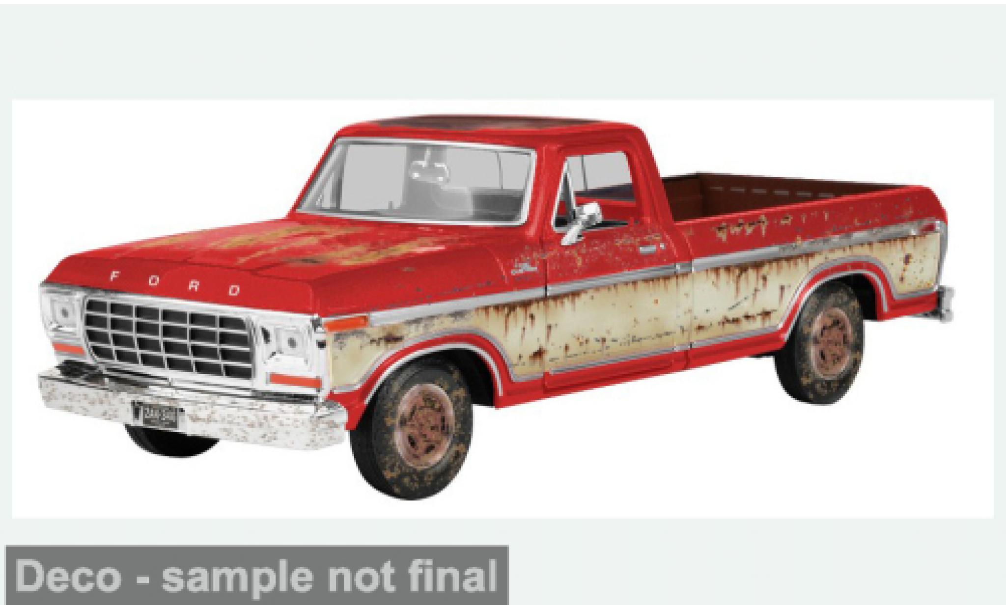 Ford F-1 1/24 Motormax 50 rouge/jaune 1979 1:24 miniature