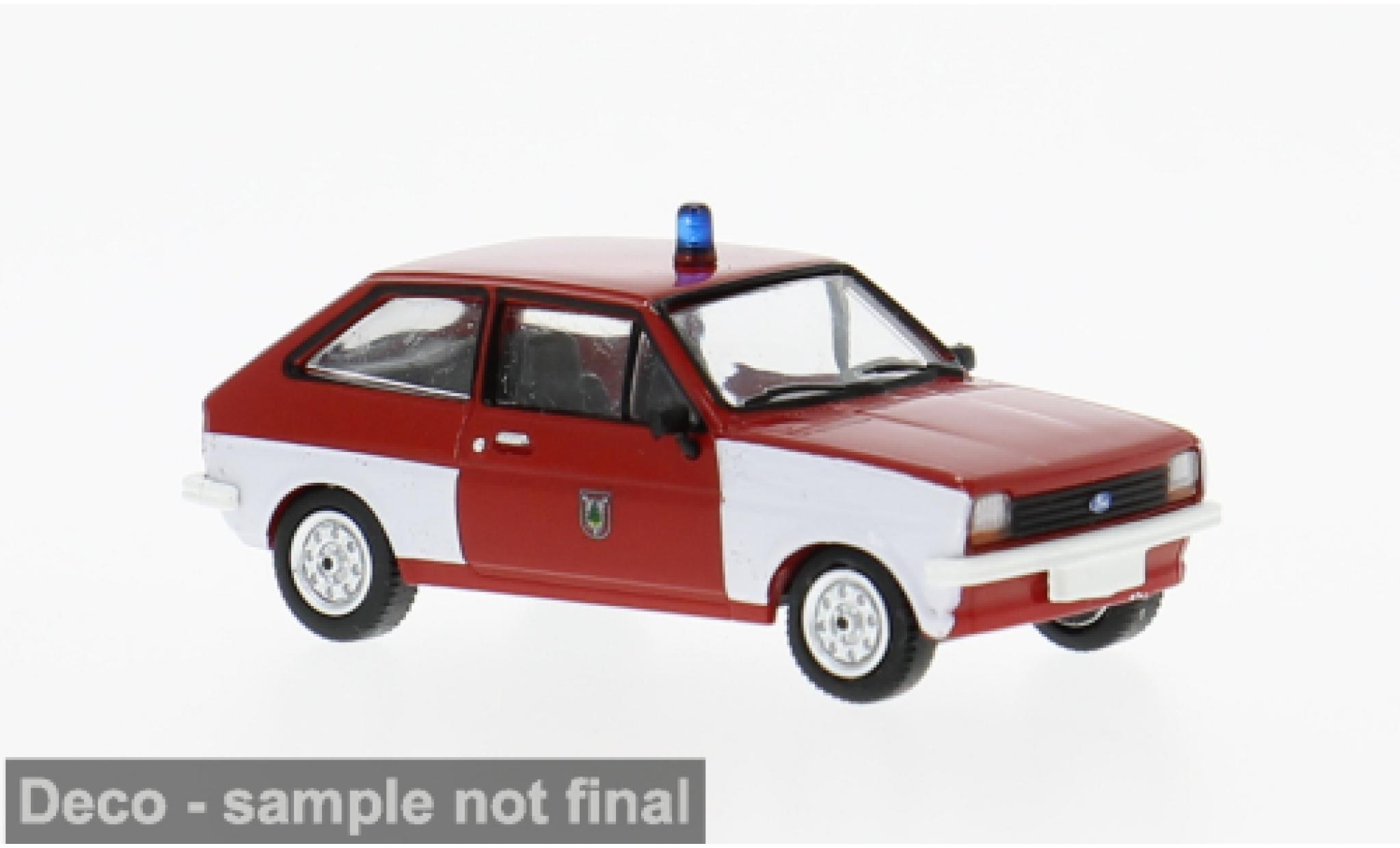 Ford Fiesta 1/87 PCX87 MK I 1976 Feuerwehr Pinneberg 1:87 miniature