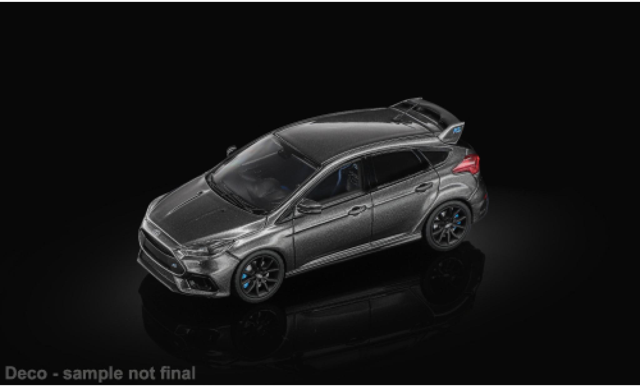 Ford Focus 1/64 Sun Star RS anthrazit 2018 1:64 miniature