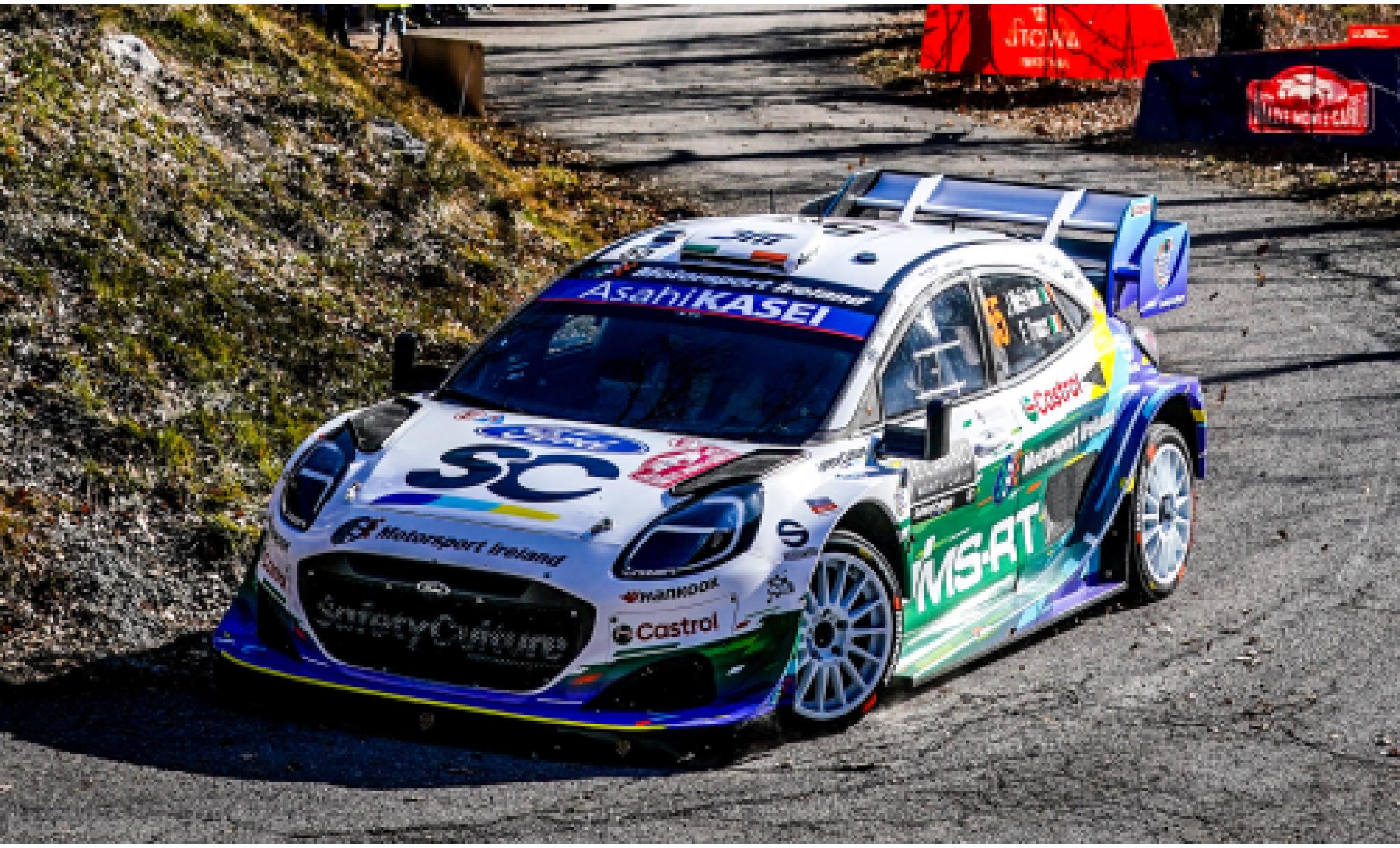 Ford Puma 1/18 IXO Rally1 Rallye Monte Carlo 2026 #55 J.McErLean/E.Treacy 1:18 miniature