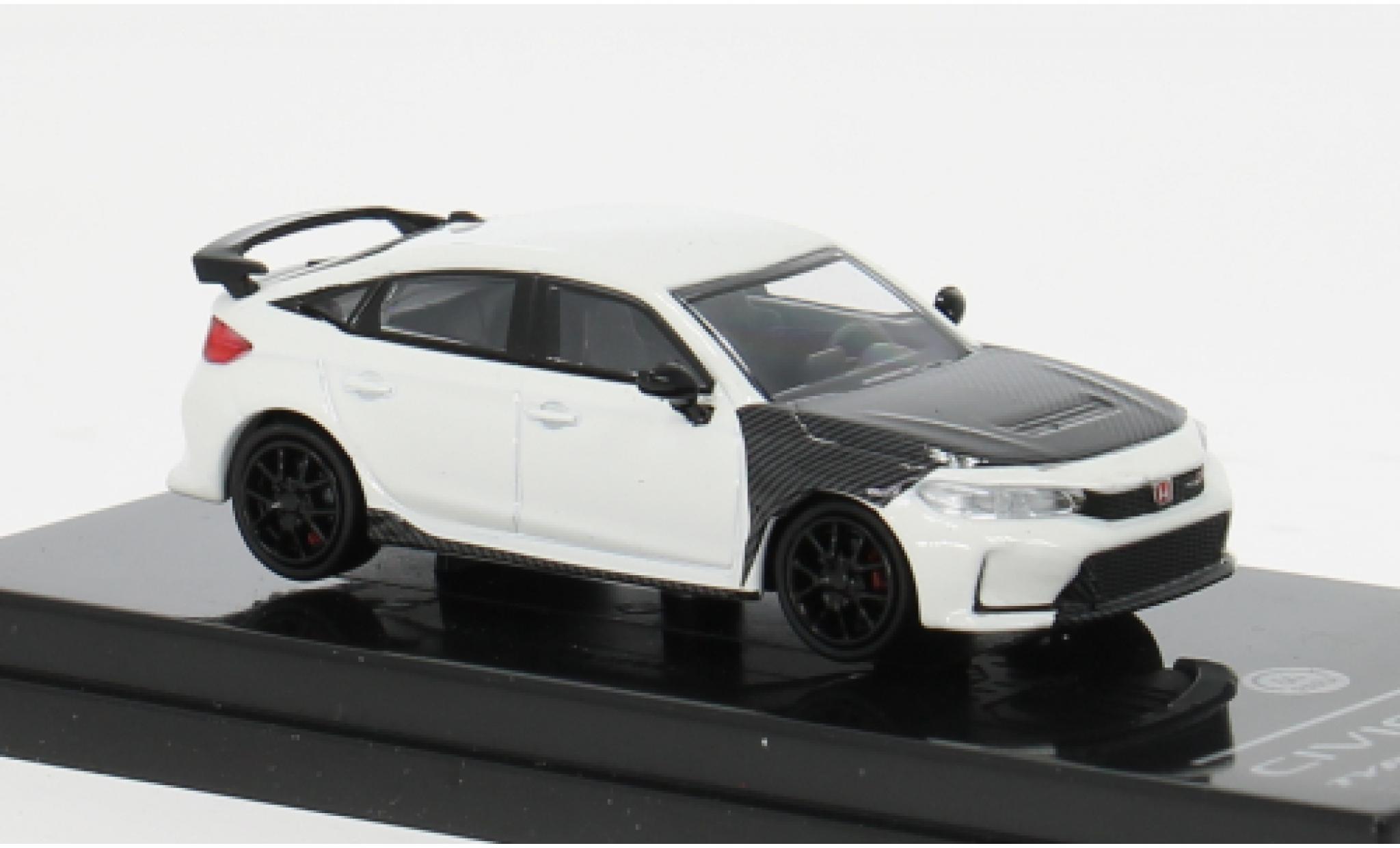 Honda Civic 1/64 Para64 Type R FL5 blanche/noire 2023 1:64 miniature