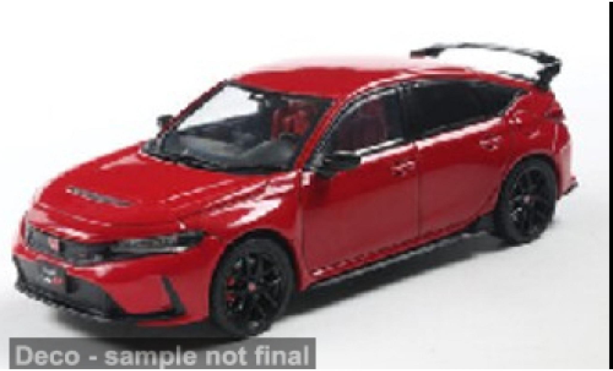 Honda Civic 1/43 Solido Type R rouge 2022 1:43 miniature