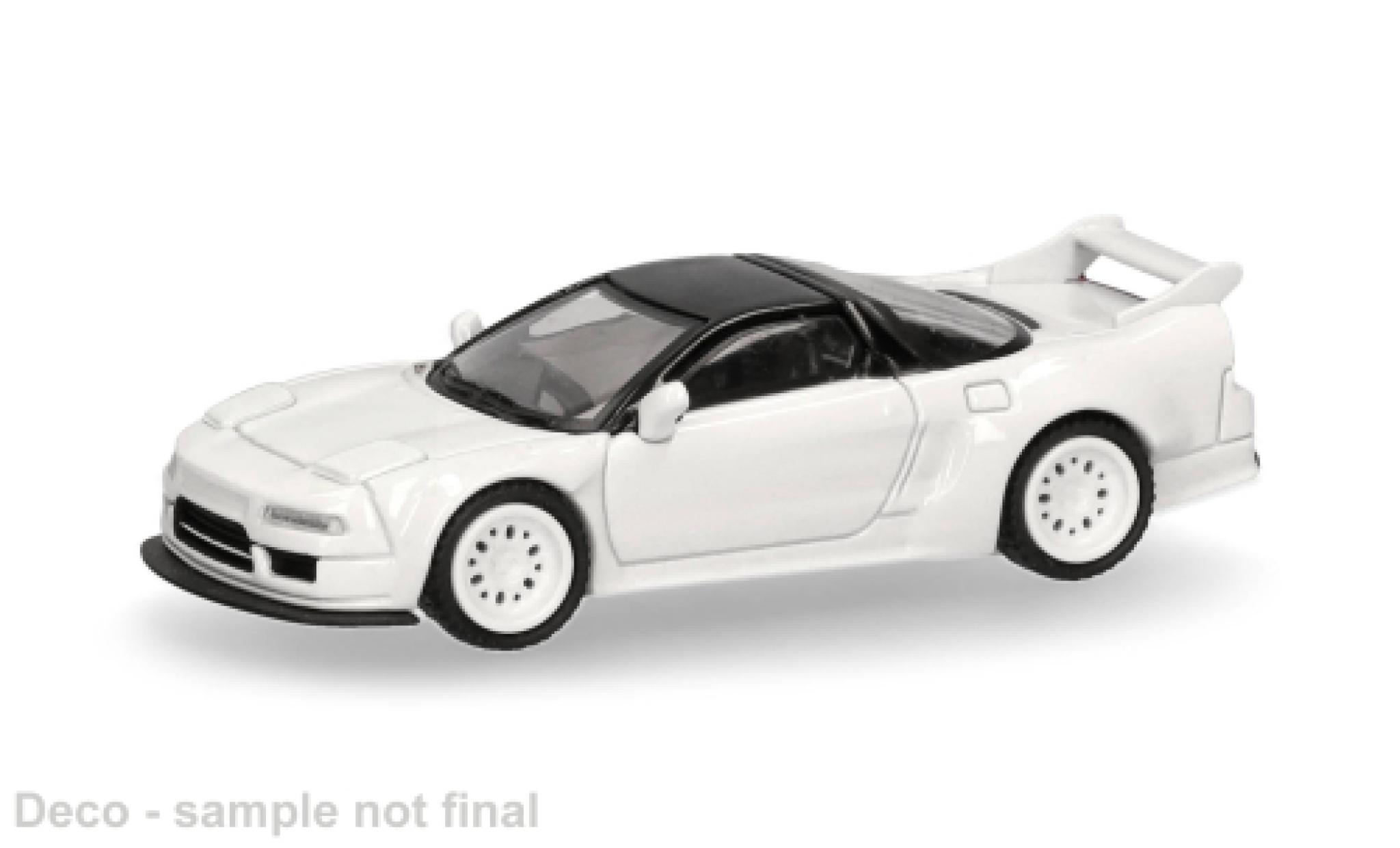 Honda NSX 1/87 Micro City 87 mit austauschbaren Scheinwerfern blanche 1:87 miniature