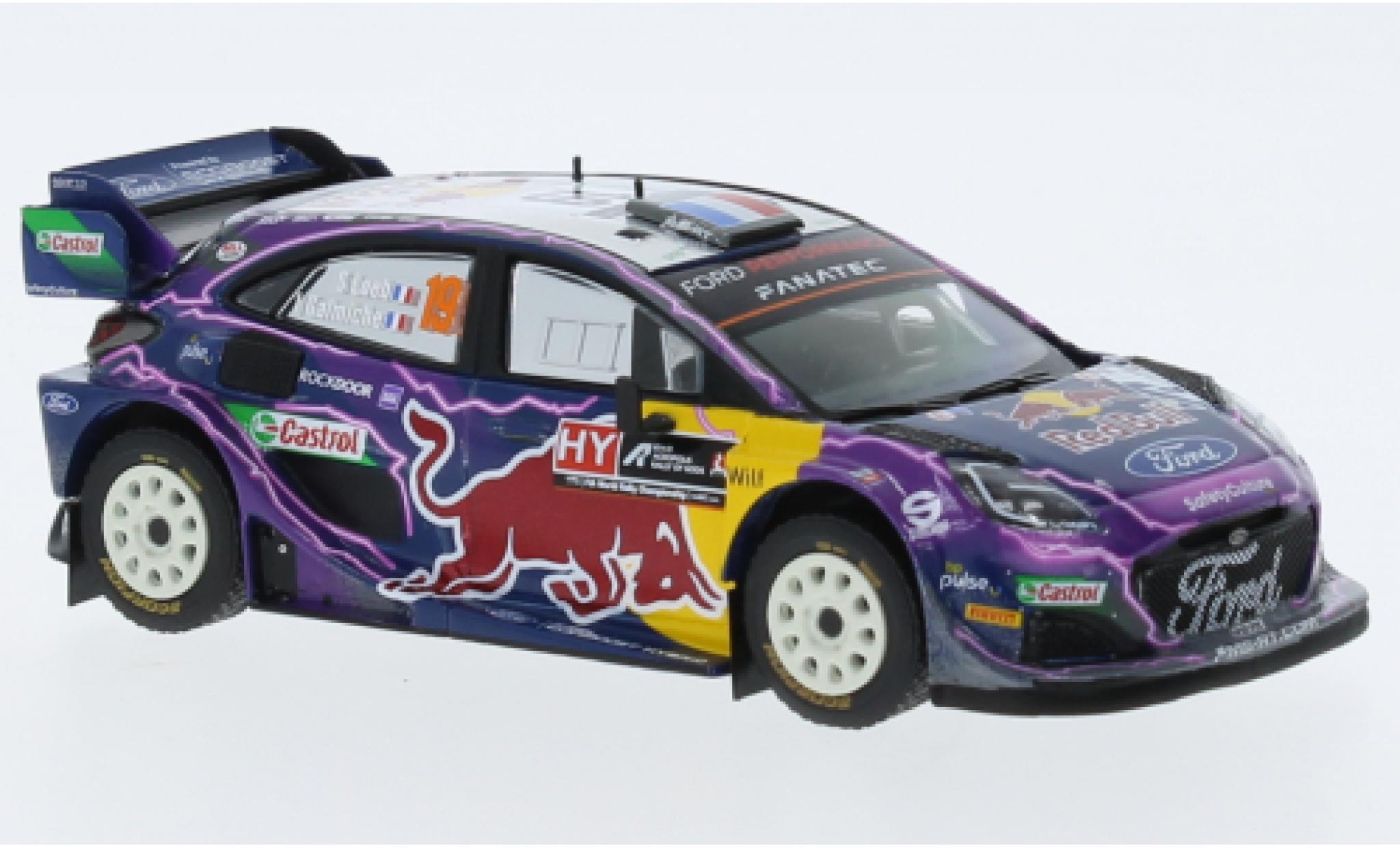 Miniature Ford Puma 1/43 Spark Rally 1 No.16 M-Sport World Rally Team ...