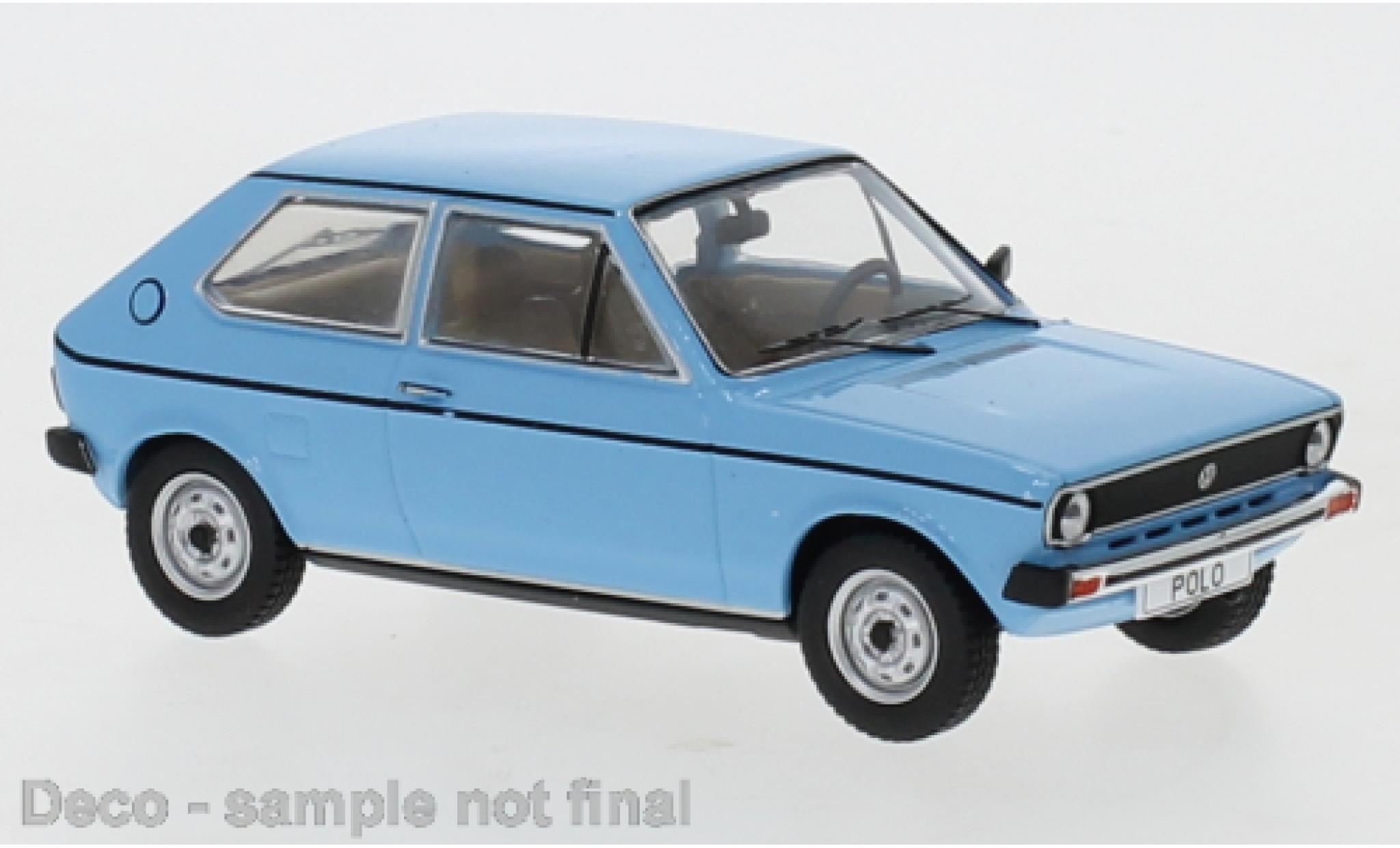 Miniatures montées - Volkswagen Polo Coupe GT Bleu 1985 1/43 IXO