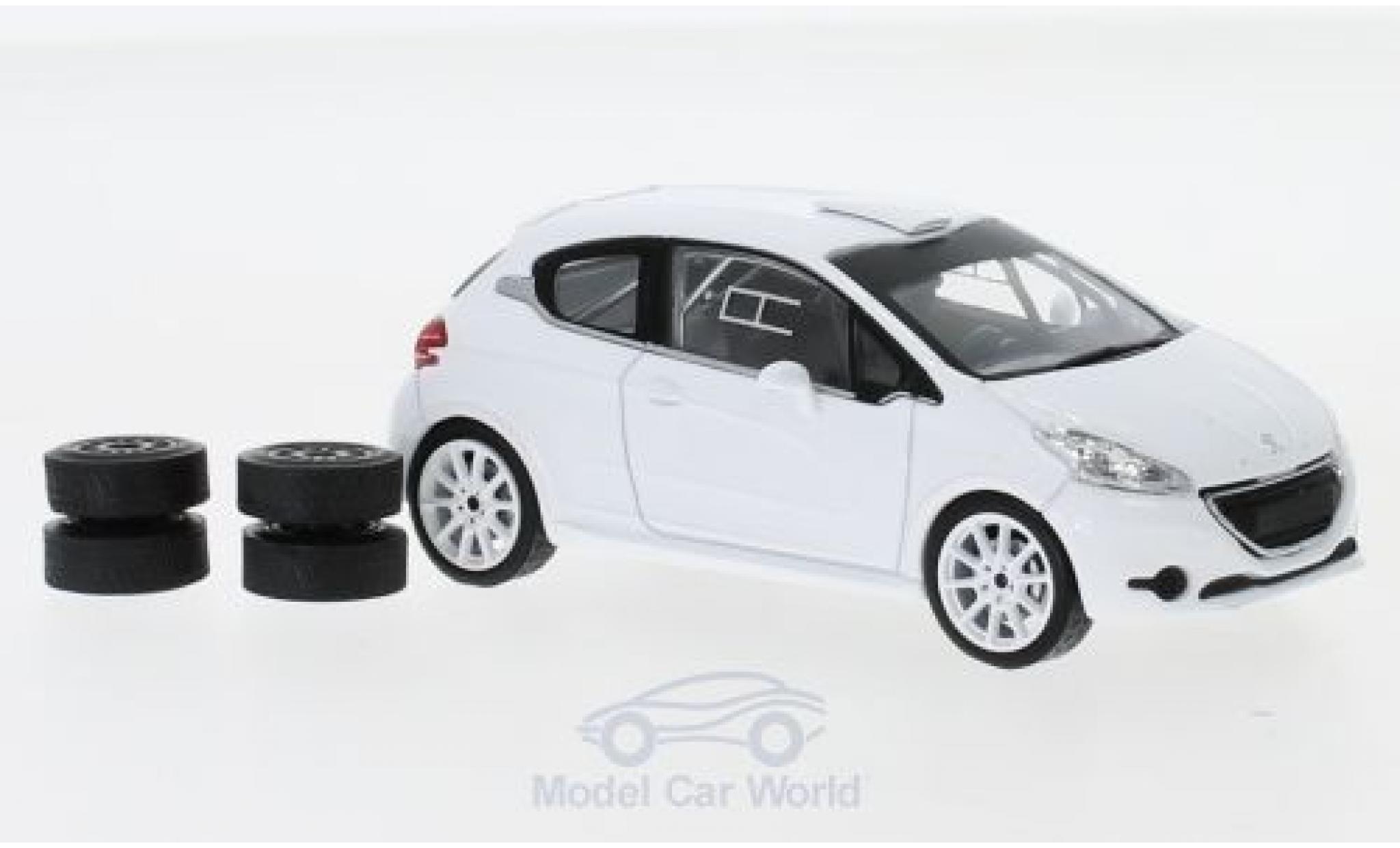 PEUGEOT 208 GT LINE BLANC 2019 NOREV 1/43°