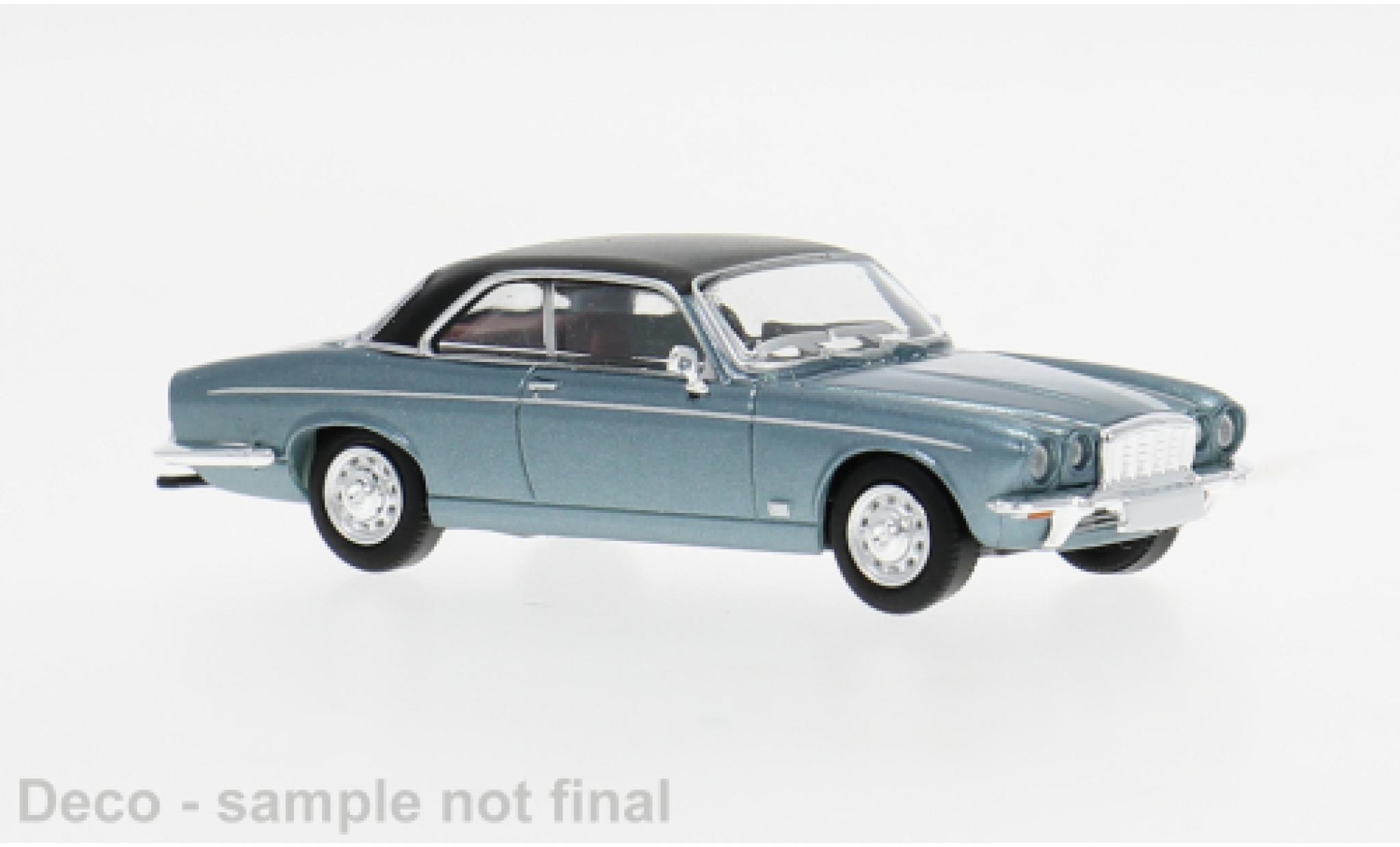 Jaguar XJ 1/87 PCX87 -C bleue/noire 1973 1:87 miniature