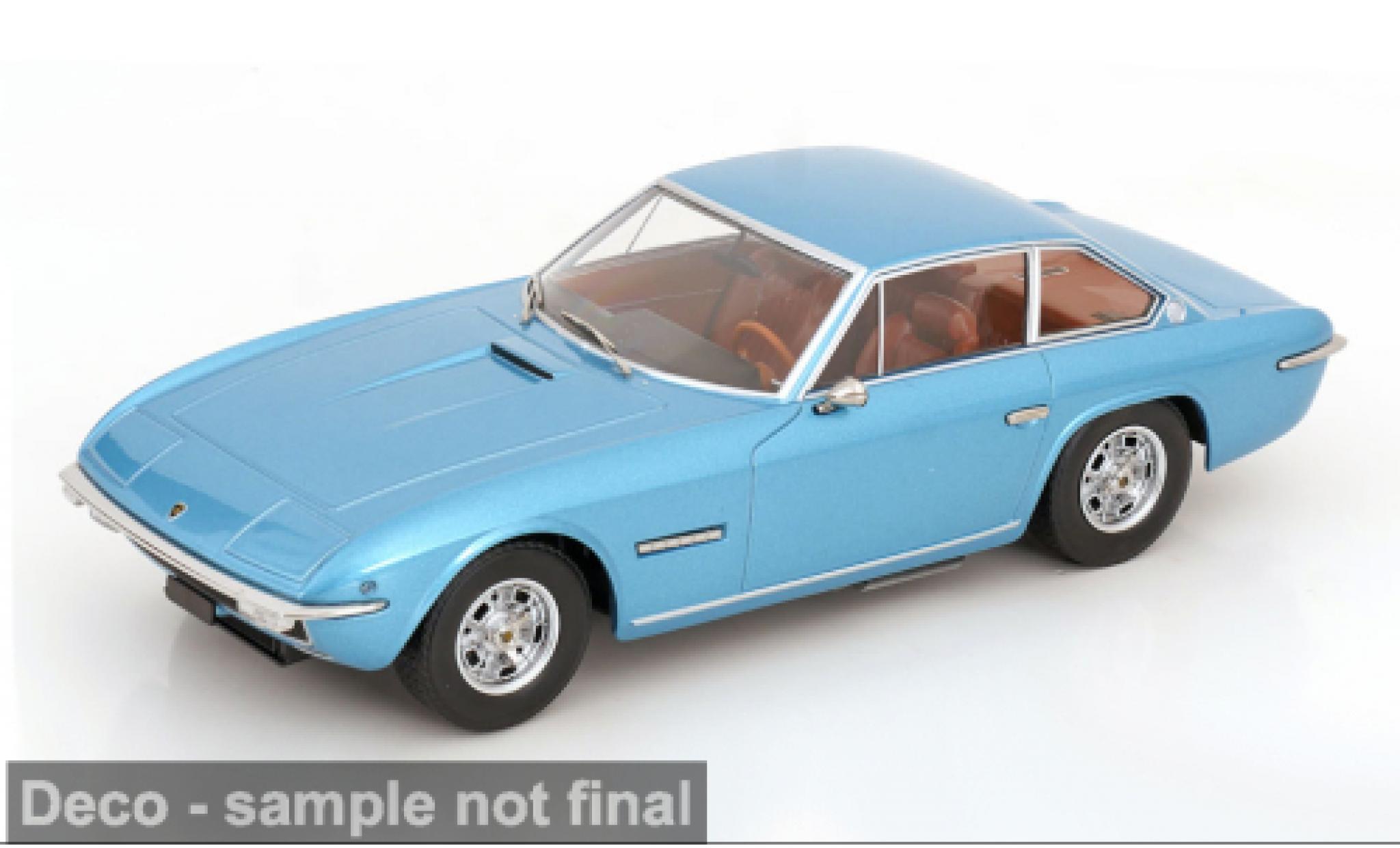 Lamborghini Islero 1/18 KK Scale S bleue 1969 1:18 miniature