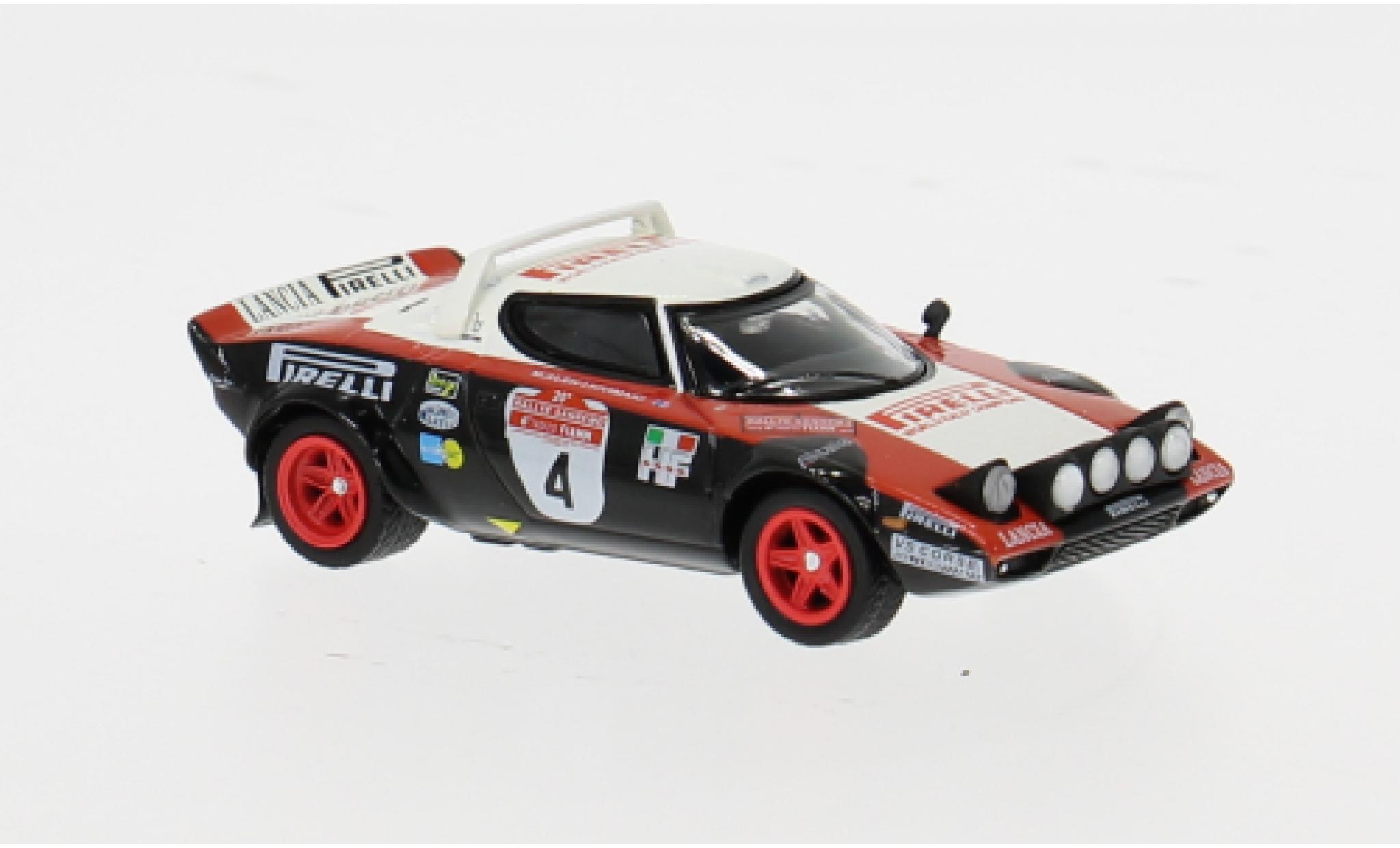Lancia Stratos 1/64 Mini GT HF Rally San Remo 1978 #4 M.Alen/I.Kivim&auml;ki 1:64 miniature