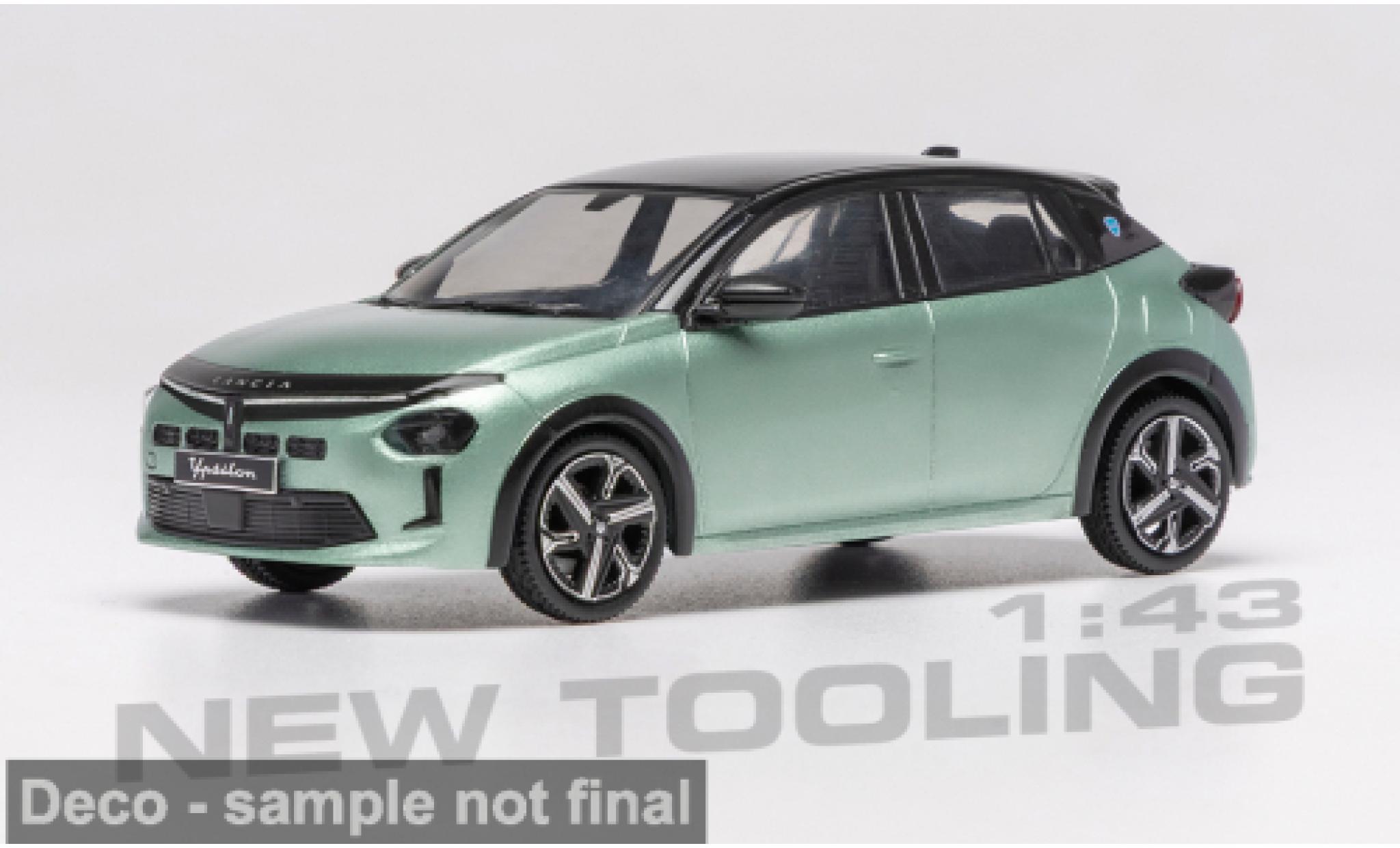 Lancia Ypsilon 1/43 IXO verte/noire 2025 1:43 miniature