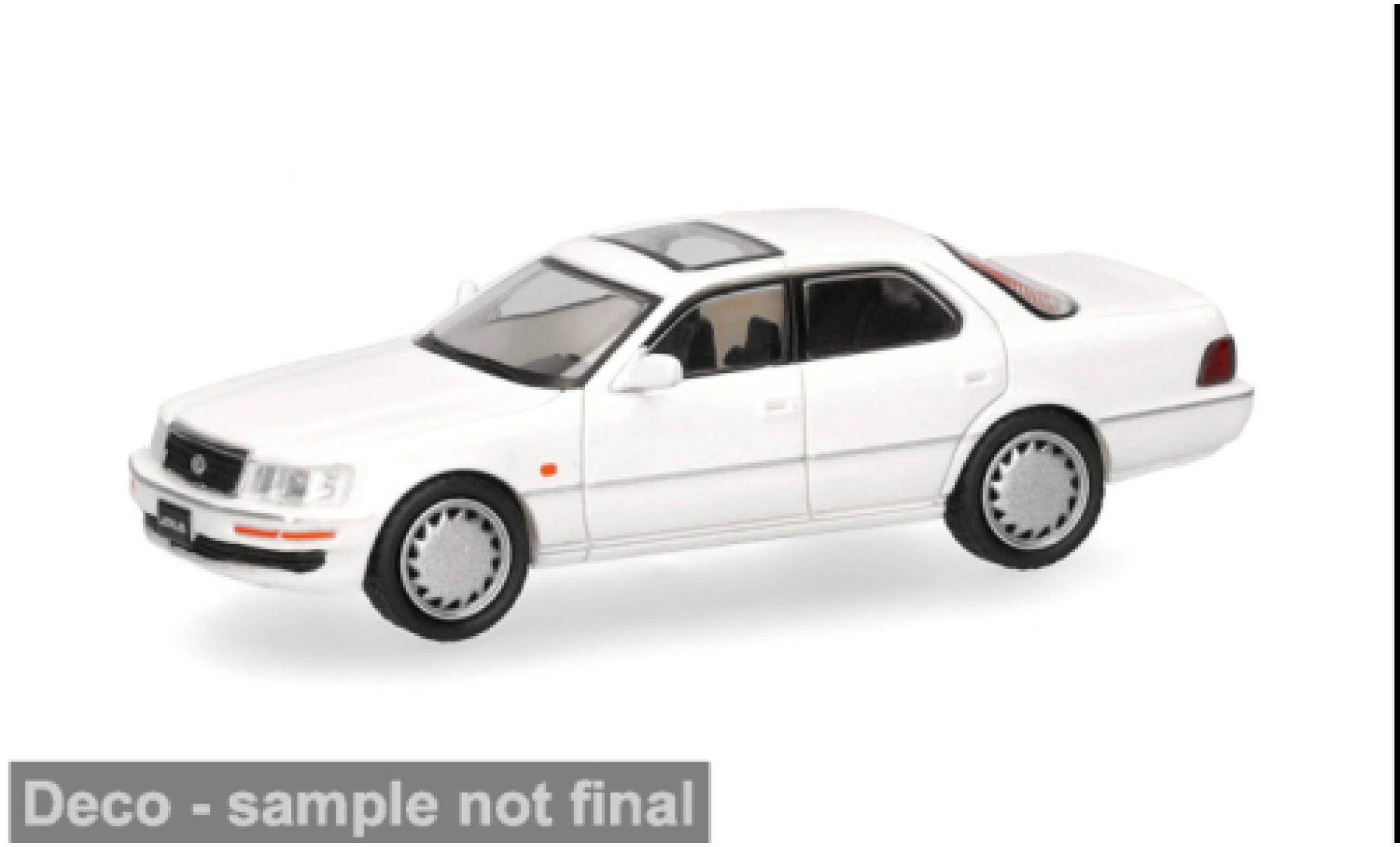 Lexus LS 1/87 Micro City 87 400 blanche 1:87 miniature