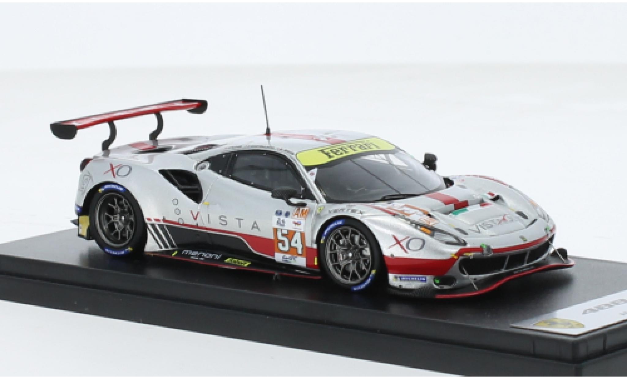 Tarmac Works Ferrari 488 GTE 24h Le Mans 2019 – Scala 1:64, Blu